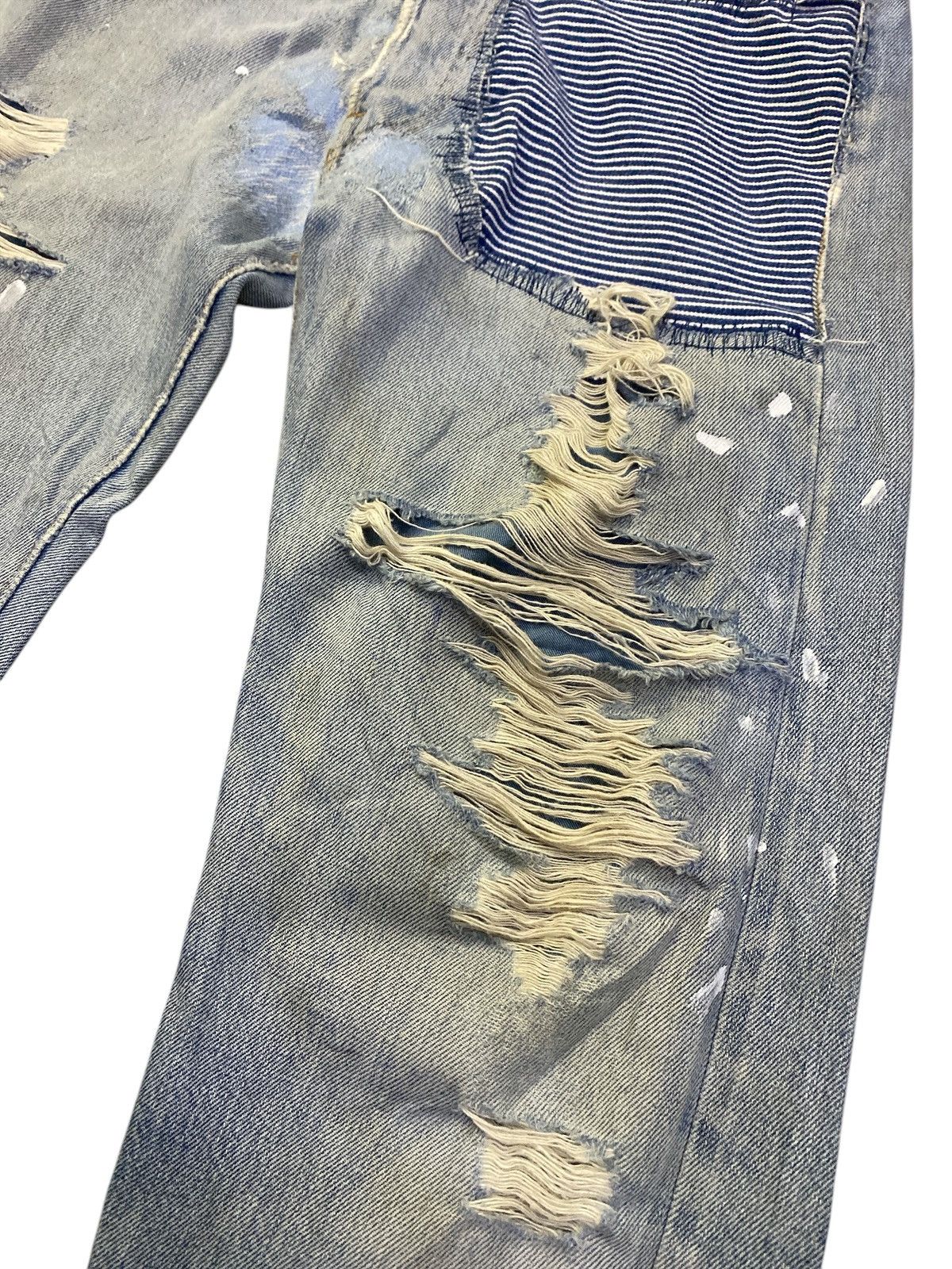 Levi's × Levi's Vintage Clothing × Vintage Vintage Levi’s 501 Selvedge Redline Button No 6 Size US 30 / EU 46 - 4 Thumbnail