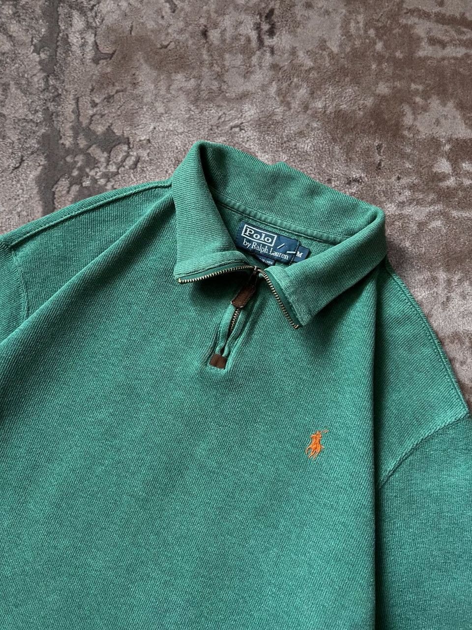 Polo Ralph Lauren VTG Polo Ralph Lauren Royal Green 1/4 Zip Luxury Sweatshirt Size US M / EU 48-50 / 2 - 3 Thumbnail