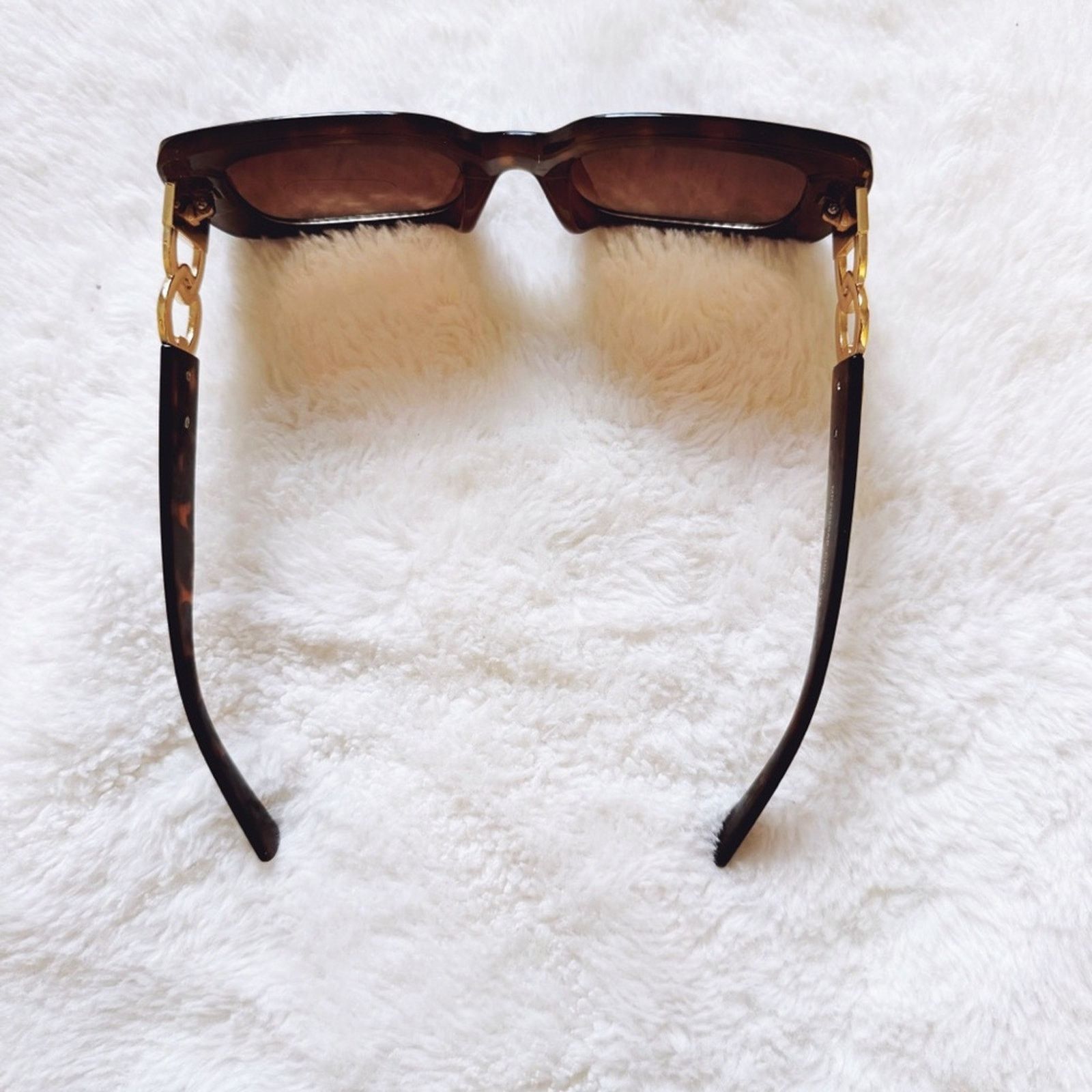 Other Camille Tortoise Brown Oversized Square Sunglasses Size ONE SIZE - 8 Thumbnail