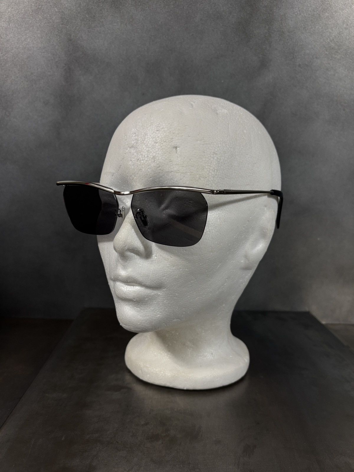 Vintage Metal Half Rim Sunglasses Celine Style Designer CL 40307U Size ONE SIZE - 4 Thumbnail