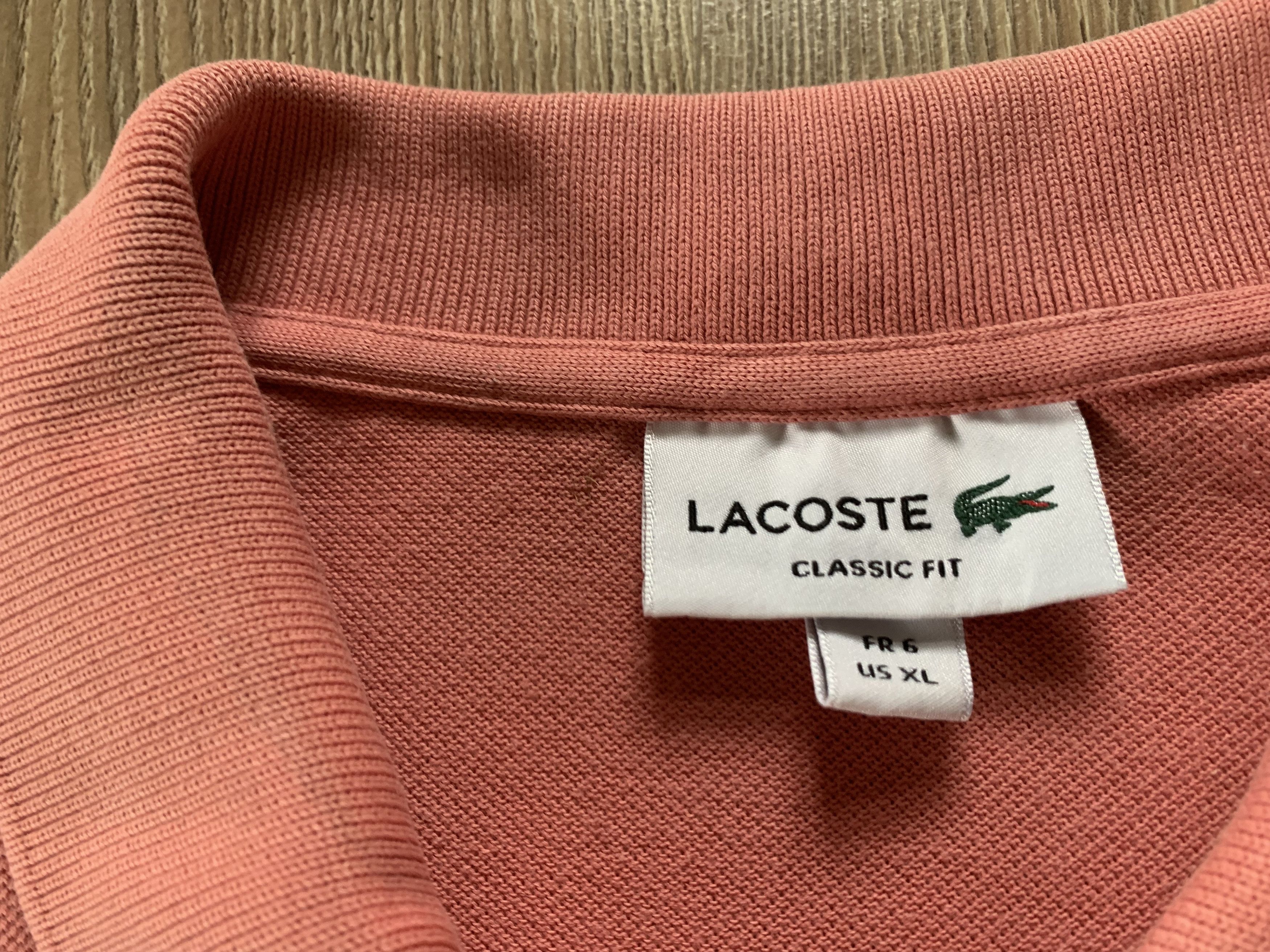 Lacoste Lacoste Regular Fit Coral Polo T Shirt Size US XL / EU 56 / 4 - 6 Thumbnail