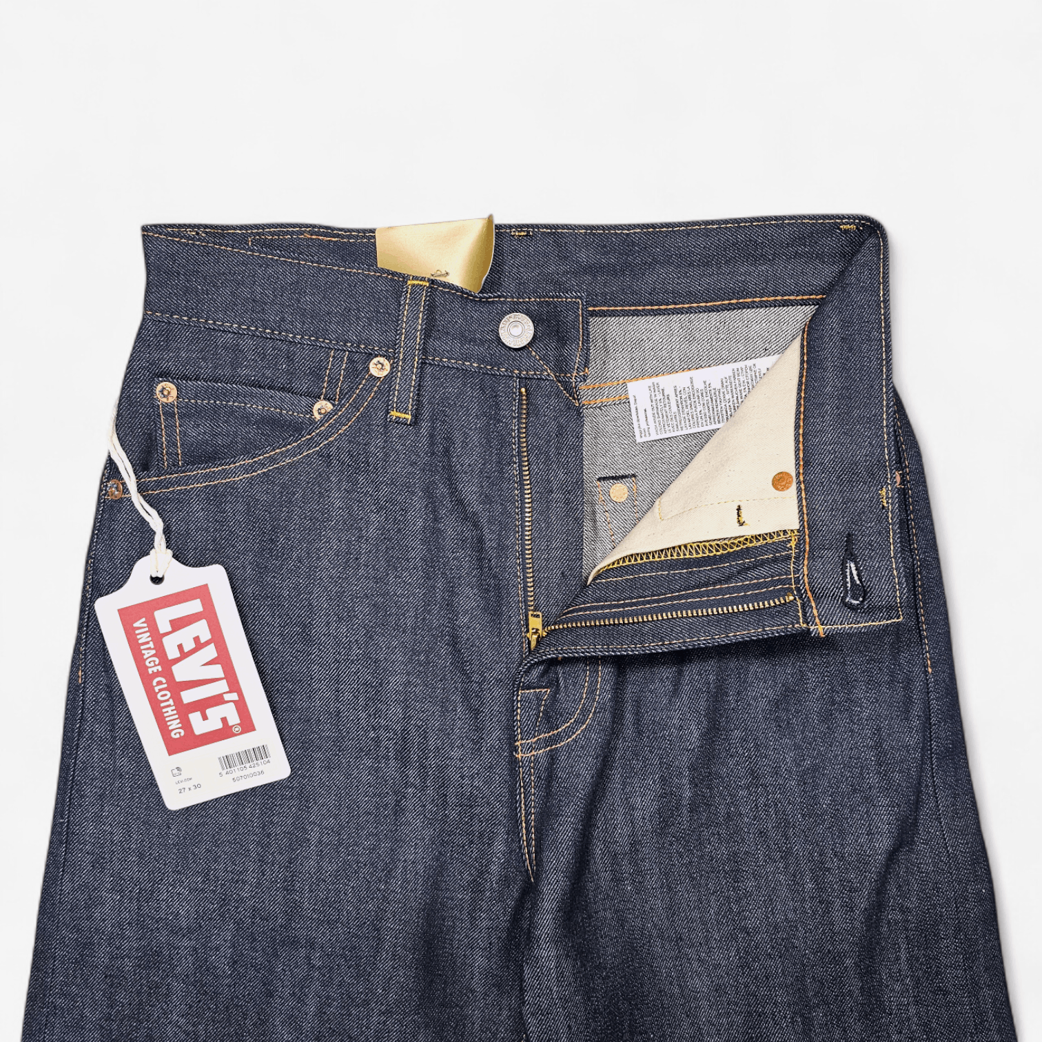 Levi's Vintage Clothing Levi's Vintage Clothing 1950's 701 Big E Selvedge Japan Made Size 27" / US 4 / IT 40 - 3 Thumbnail