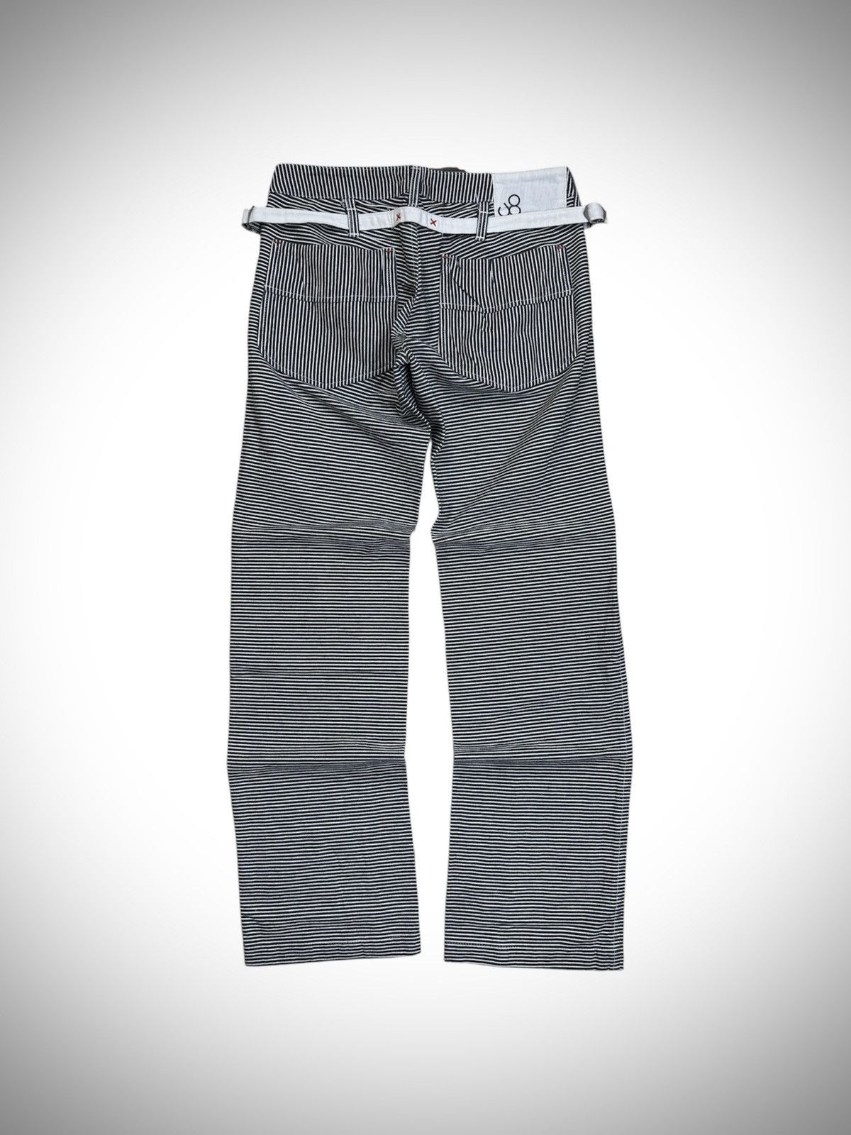 Japanese Brand 2000’s Johnbull - by KOJIMA Japan Hickory Jeans Buckleback Size US 28 / EU 44 - 1 Thumbnail