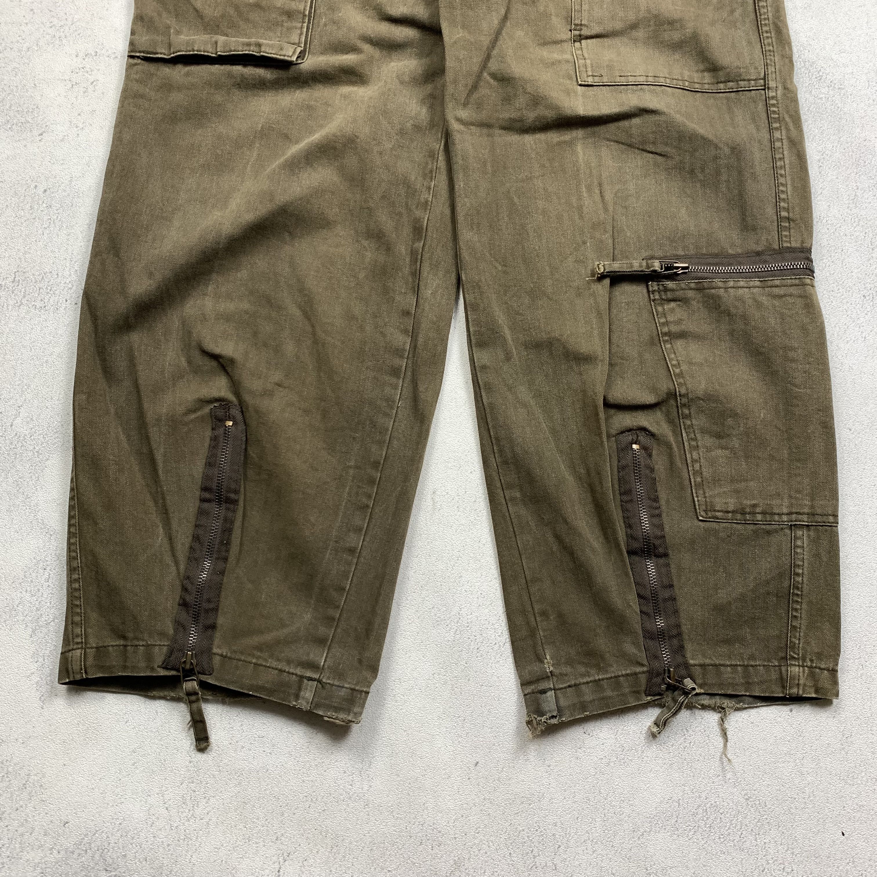 Japanese Brand Multi Pocket Cargo Pants Baggy