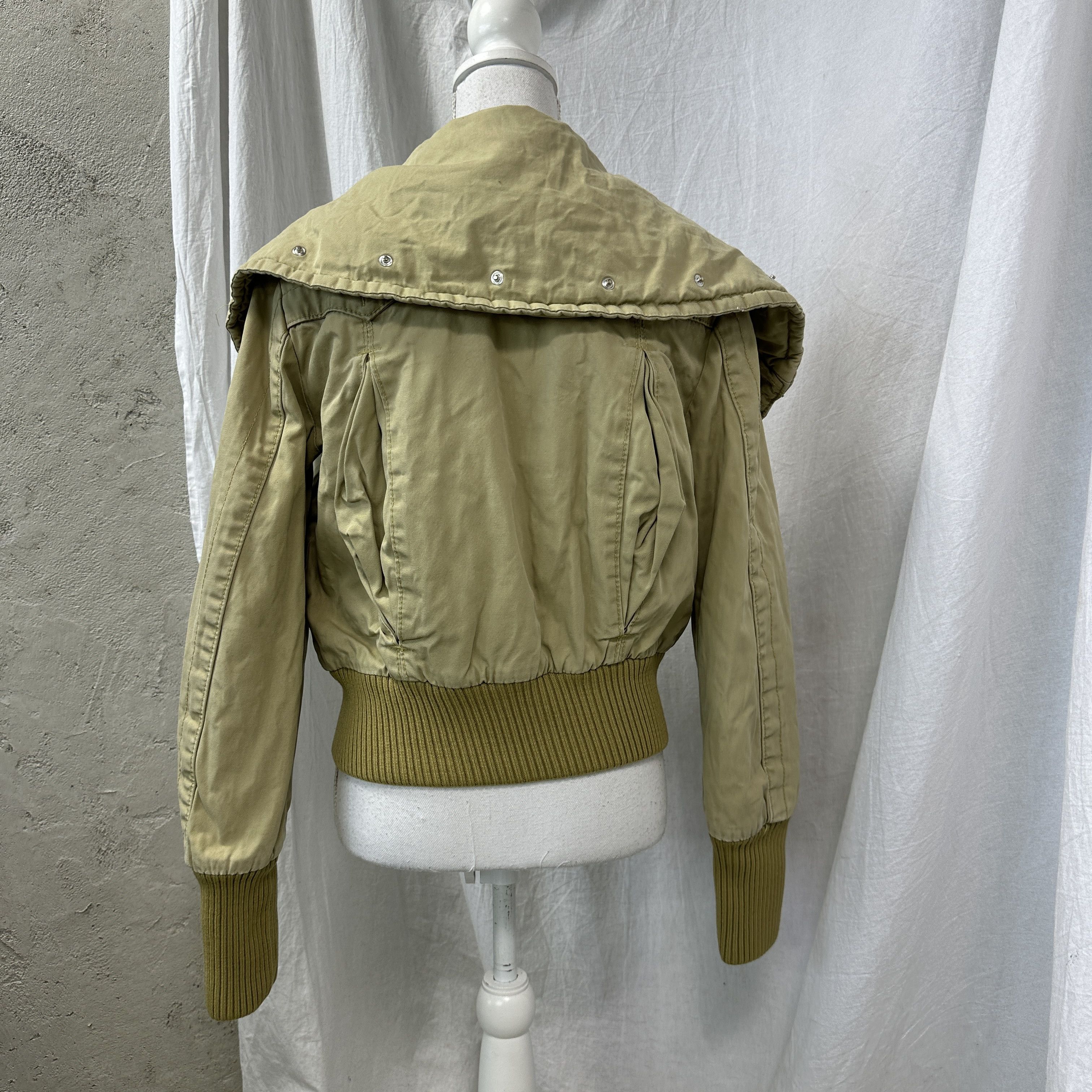 Vintage Vintage Outdoor Military Big Collar Bomber Jacket Y2K Size M / US 6-8 / IT 42-44 - 3 Thumbnail