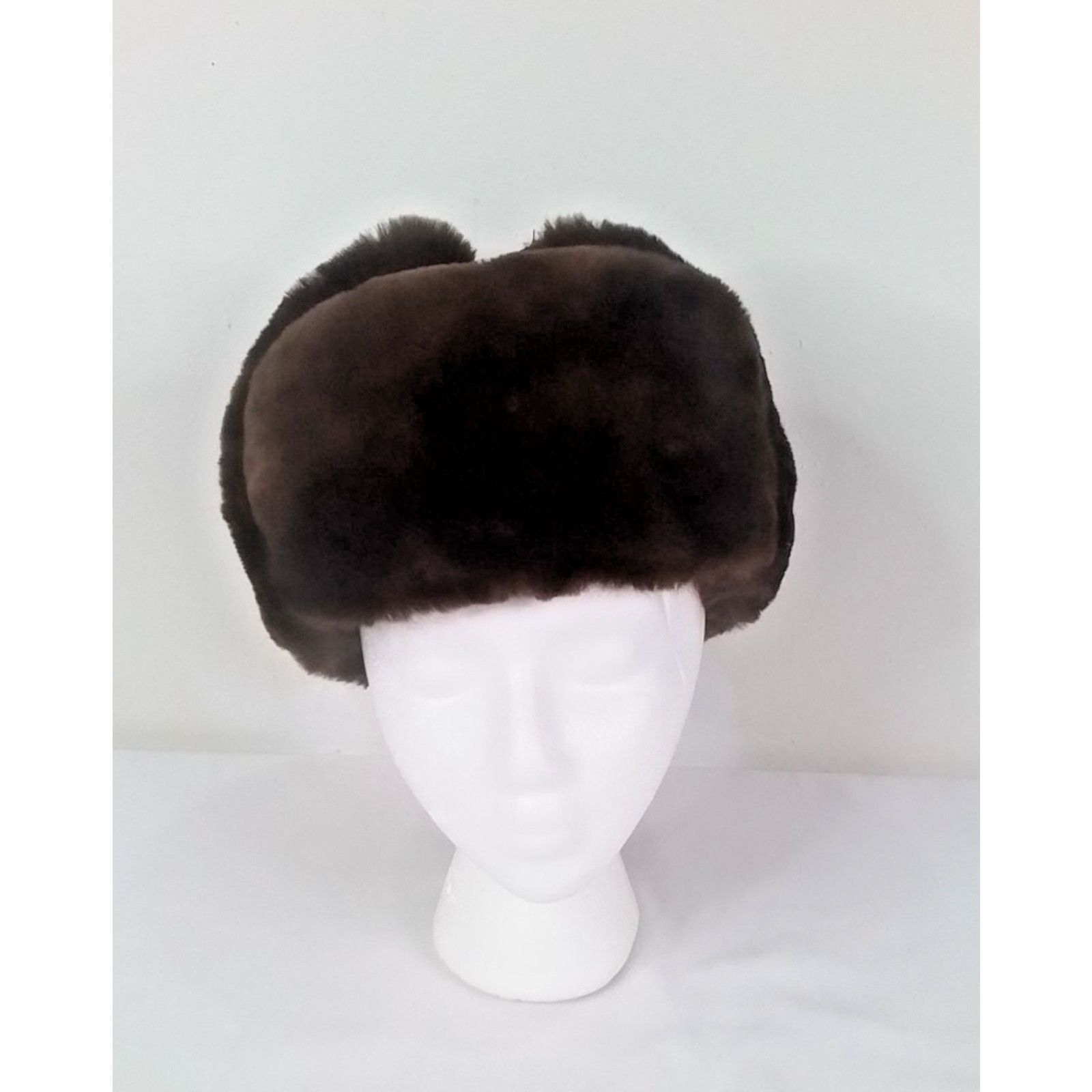 Other Vintage Beijing Yuyuantan Factory Fur + Leather Trapper Hat Size ONE SIZE - 2 Thumbnail