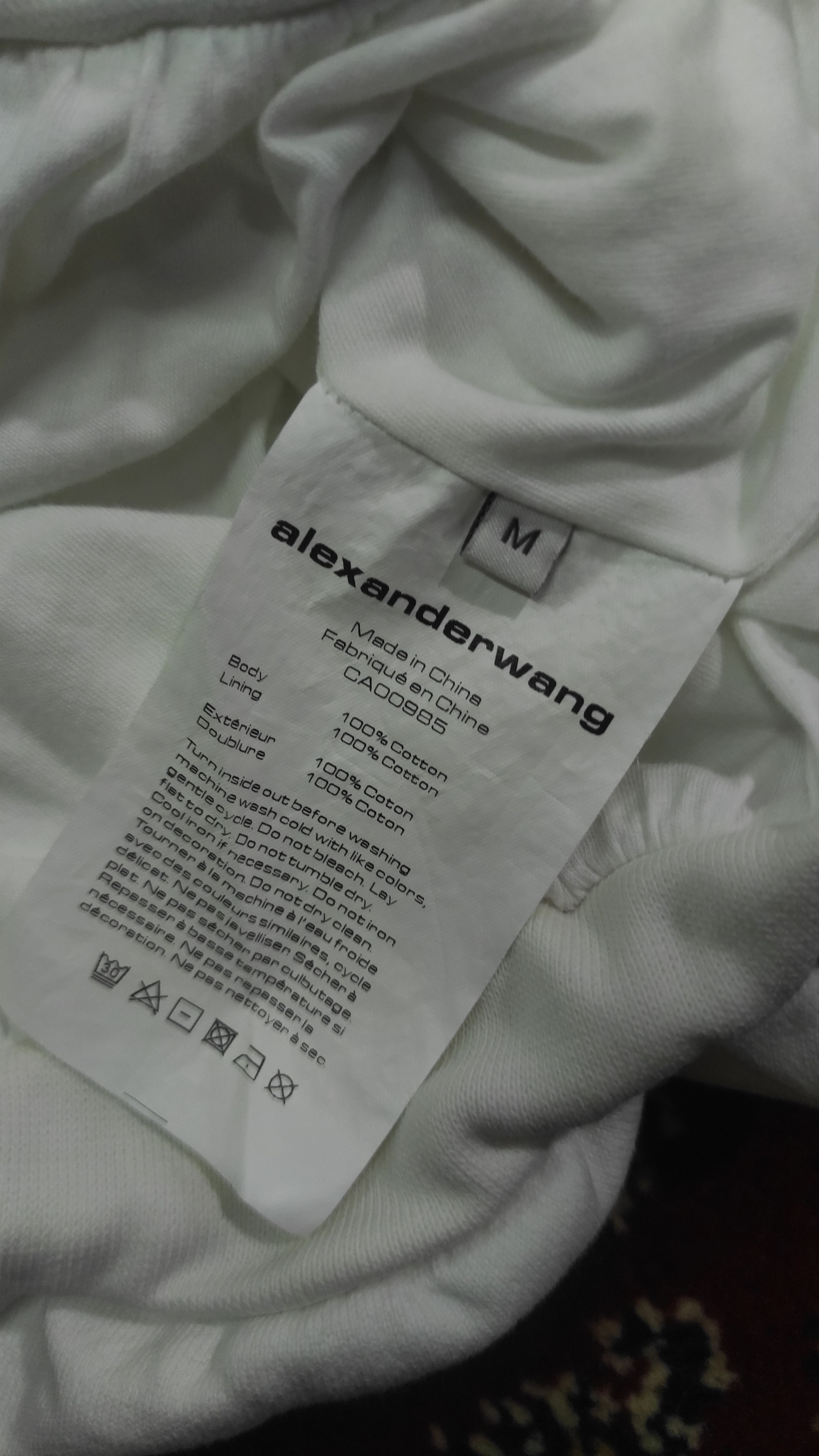 Alexander Wang Alexander Wang embossed logo Cropped Mock Neck Sweatshirt Size M / US 6-8 / IT 42-44 - 4 Thumbnail