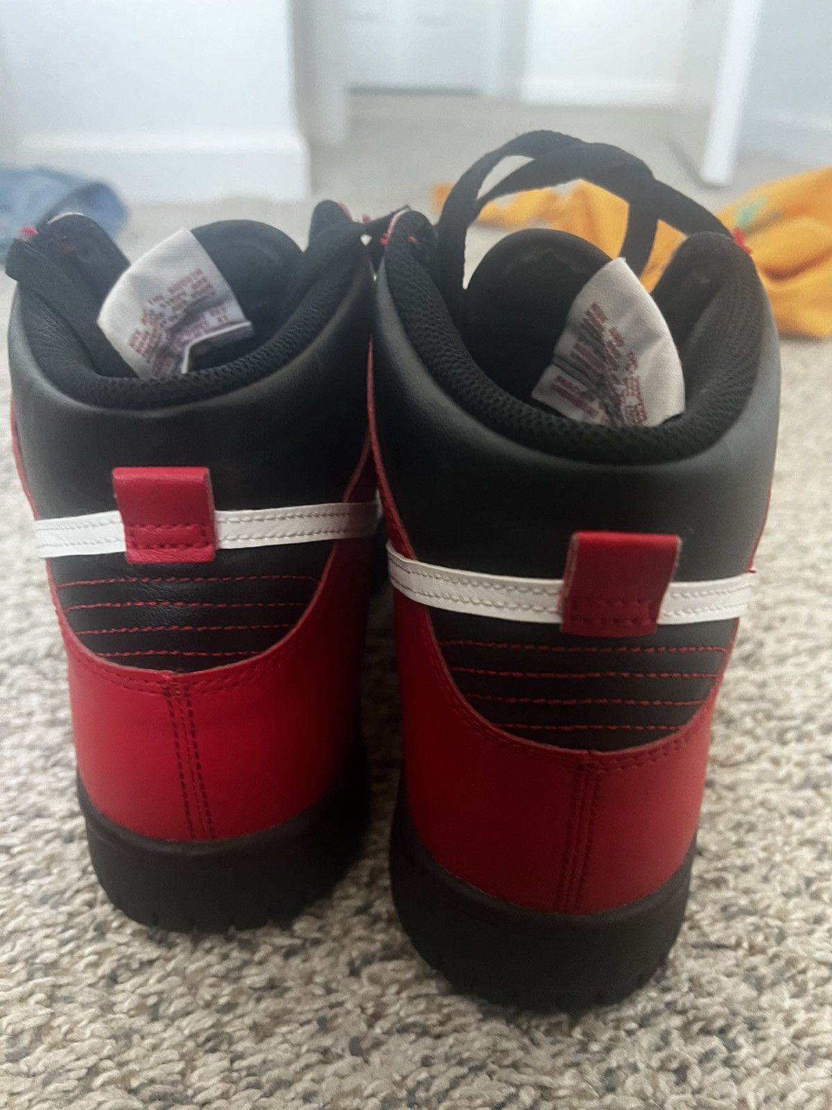 Nike nike dunks (black university red) Size US 8 / IT 38 - 4 Thumbnail