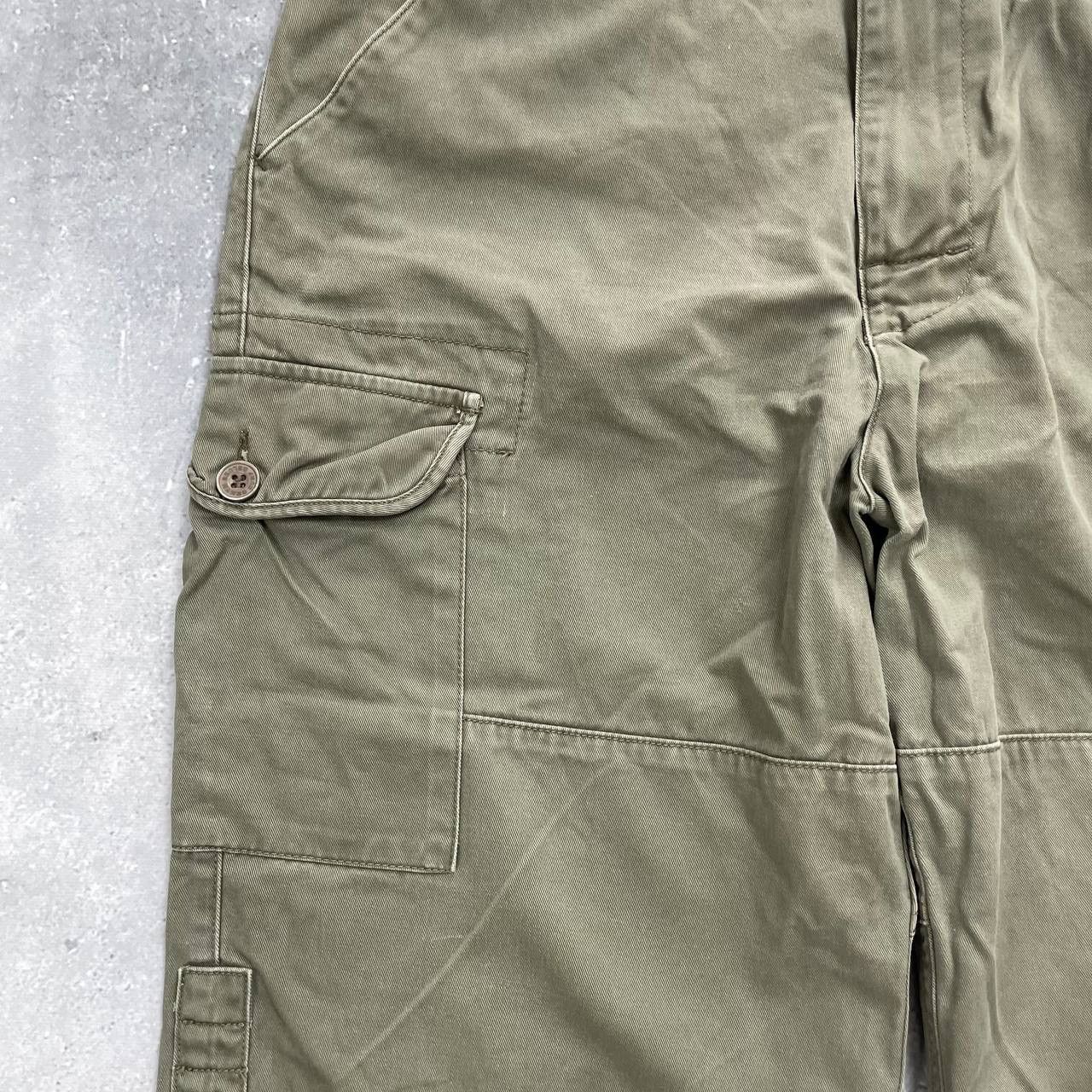 Mambo × Vintage Vintage Mambo Cargo Shorts Faded Olive Green Size 36 Size US 36 / EU 52 - 4 Thumbnail