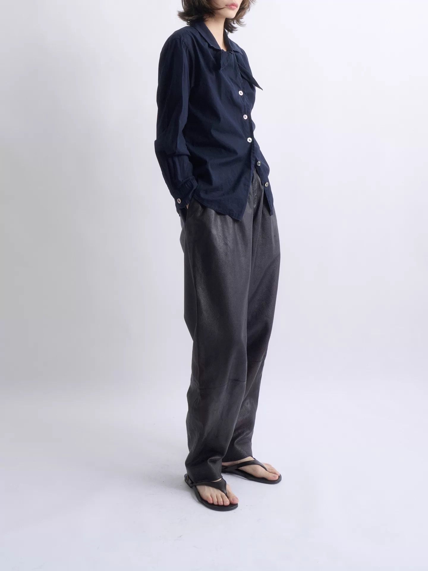 Kenzo KENZO 80s Paris Navy Bow Tie Shirt Size M / US 6-8 / IT 42-44 - 5 Thumbnail
