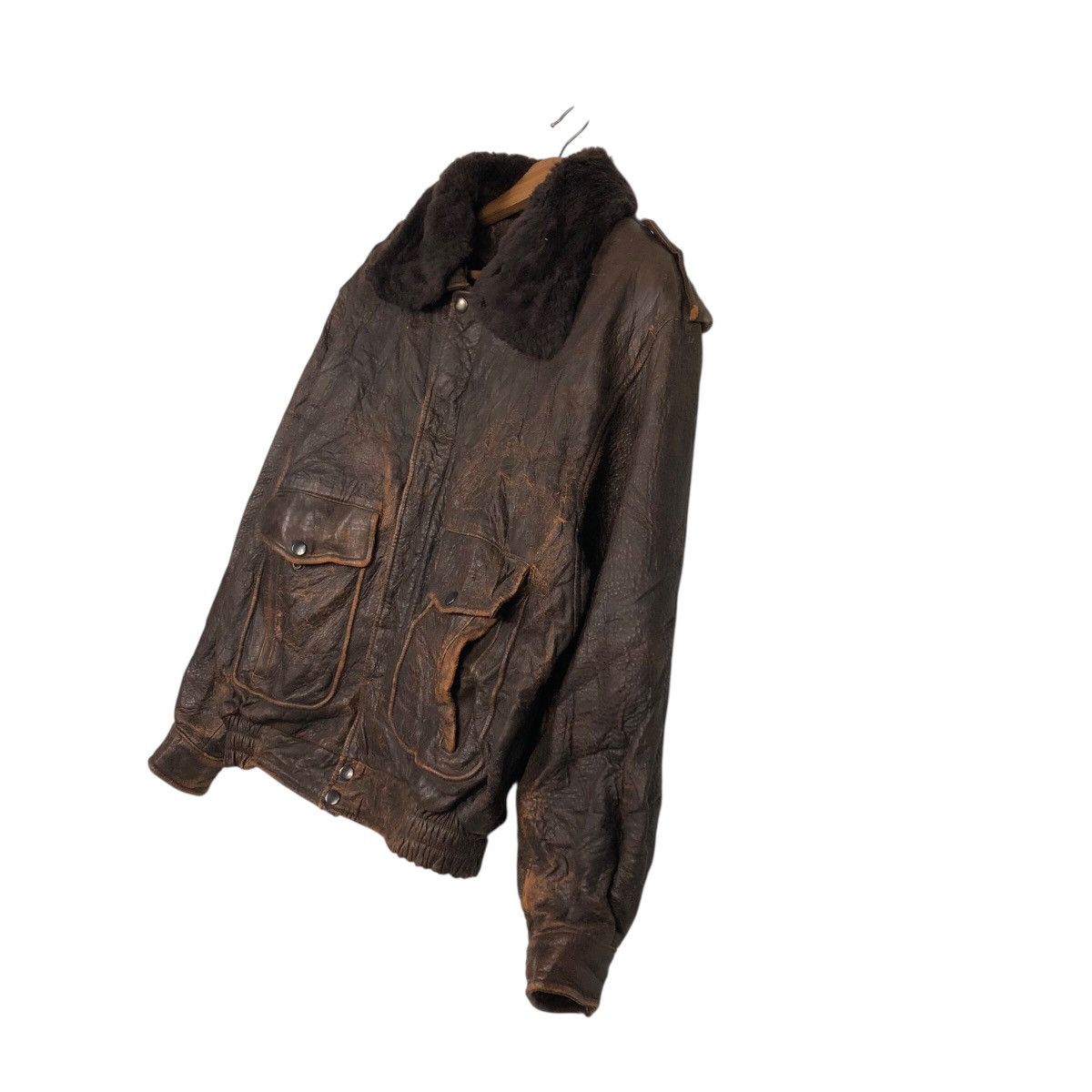 Japanese Brand 📌Vintage Riot Leather Jacket Blanket Atsukawa Issey Miyake Size US M / EU 48-50 / 2 - 3 Thumbnail