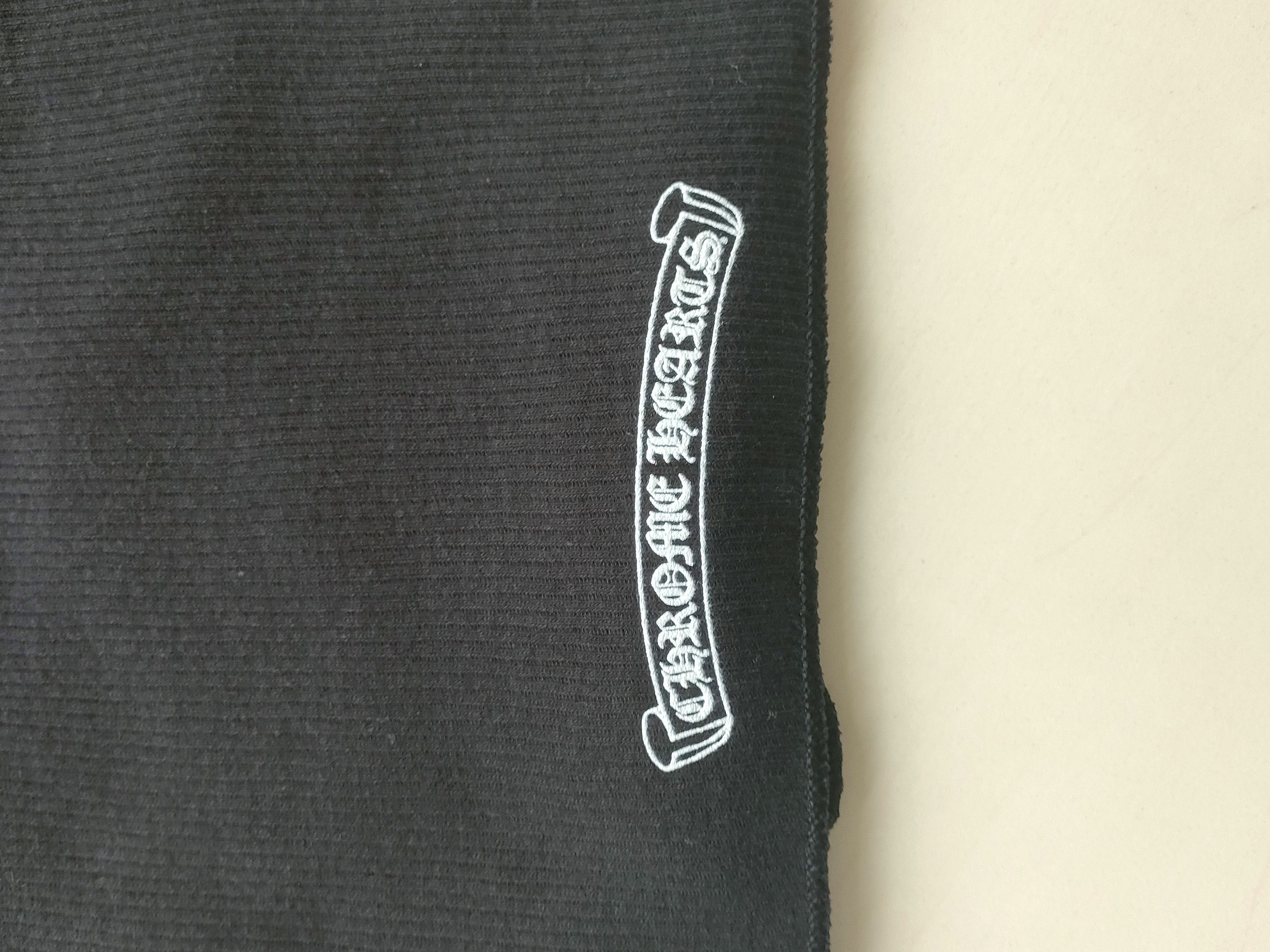Chrome Hearts Chrome Hearts Black T-Bar Script Logo Tank Top Size S / US 4 / IT 40 - 7 Thumbnail