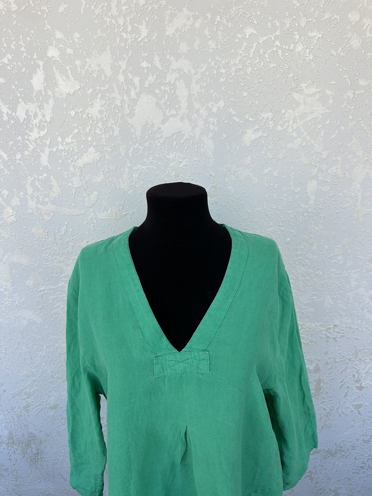 Gudrun Sjoden Women dress Gudrun Sjoden bid one size green India 100% Lin Size XL / US 12-14 / IT 48-50 - 2 Thumbnail