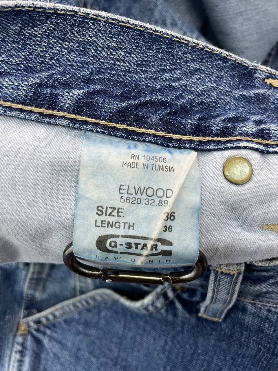 Elwood × G-Star Vintage G-Star Raw Elwood Double Knee Jeans Y2K Size US 36 / EU 52 - 6 Thumbnail