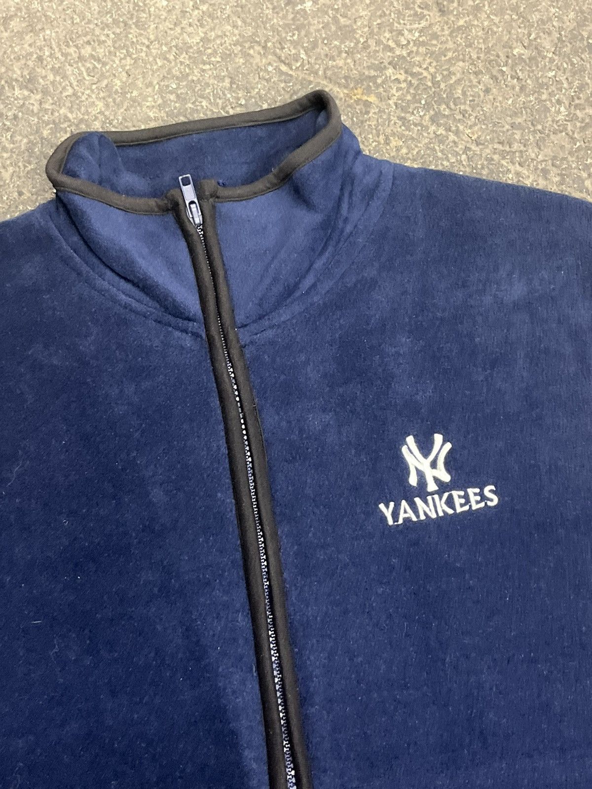 New York Yankees × Vintage New York Yankees vintage fleece vest sports hype streetwear Size US L / EU 52-54 / 3 - 4 Thumbnail