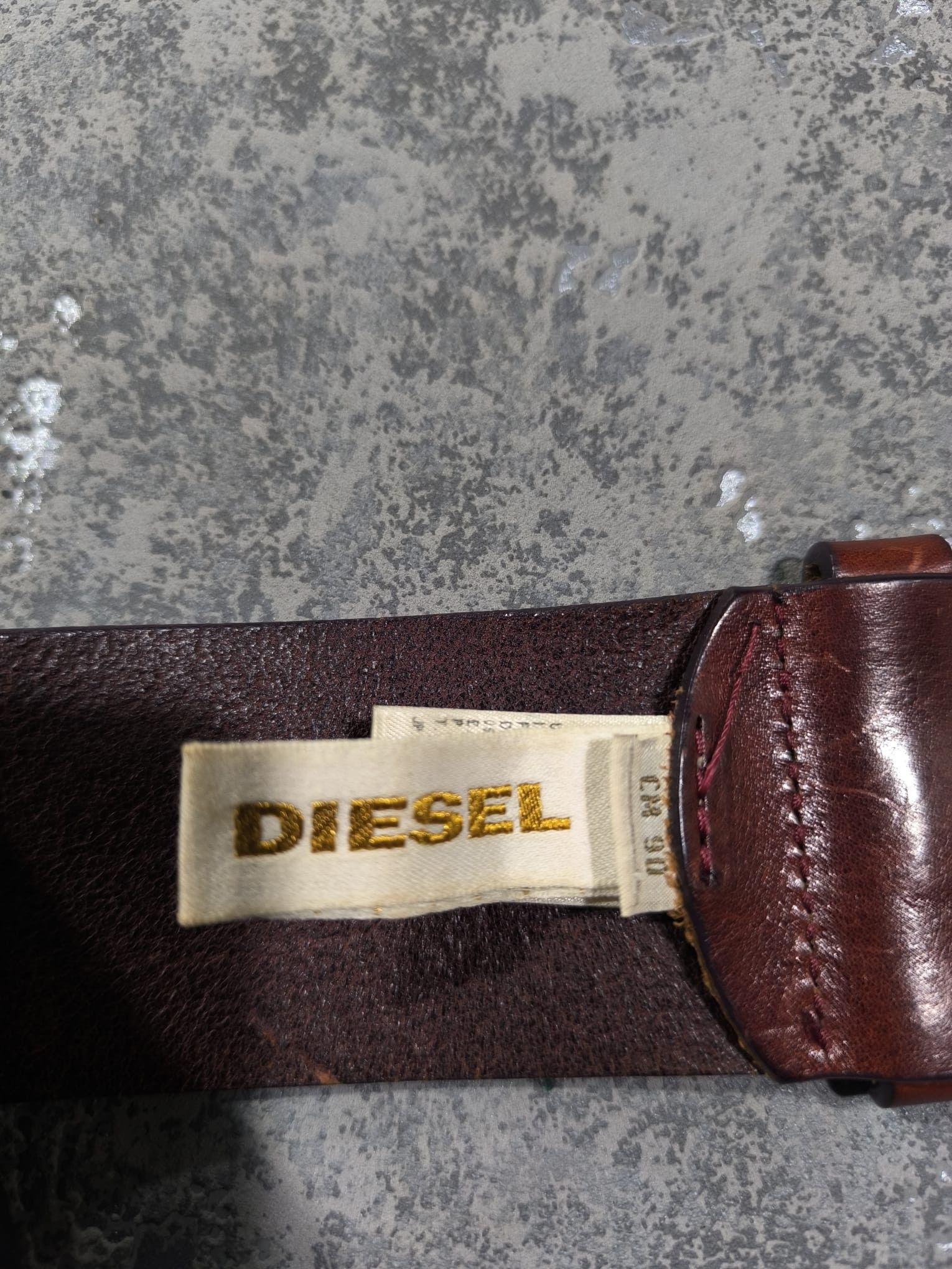 Diesel vintage diesel d-ring big buckle western italy leather belt Size ONE SIZE - 9 Thumbnail