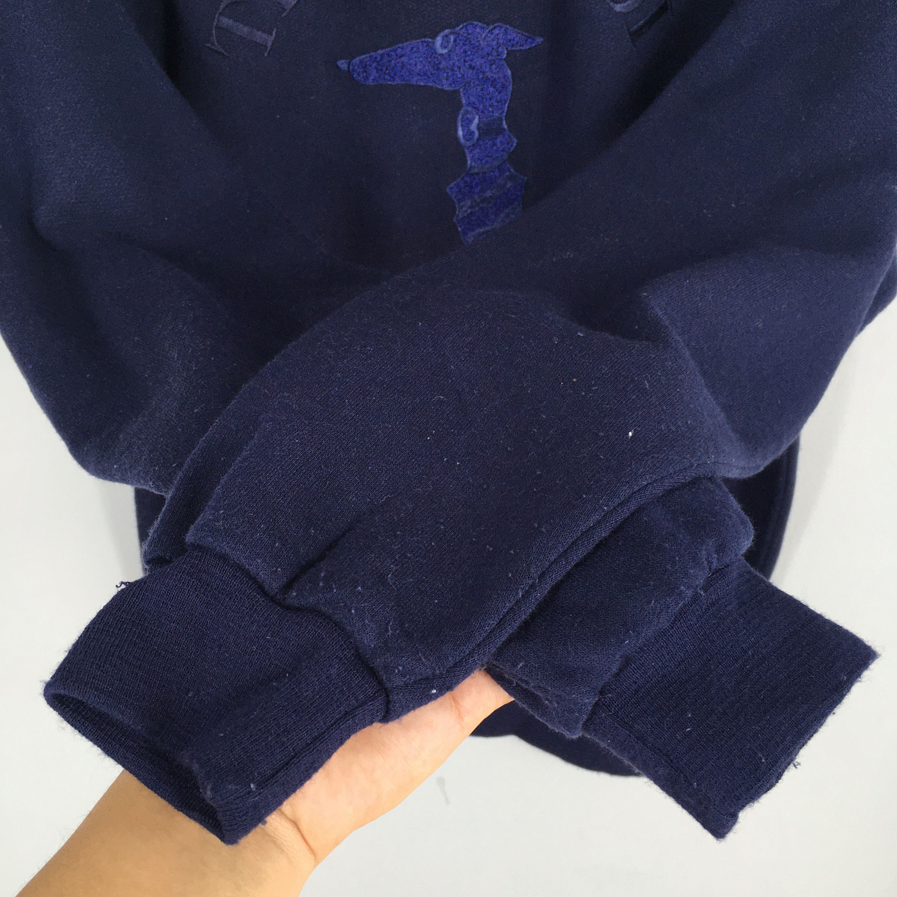 Trussardi × Vintage Vintage Trussardi Jeans Crewneck Sweatshirt Medium Size US M / EU 48-50 / 2 - 5 Thumbnail