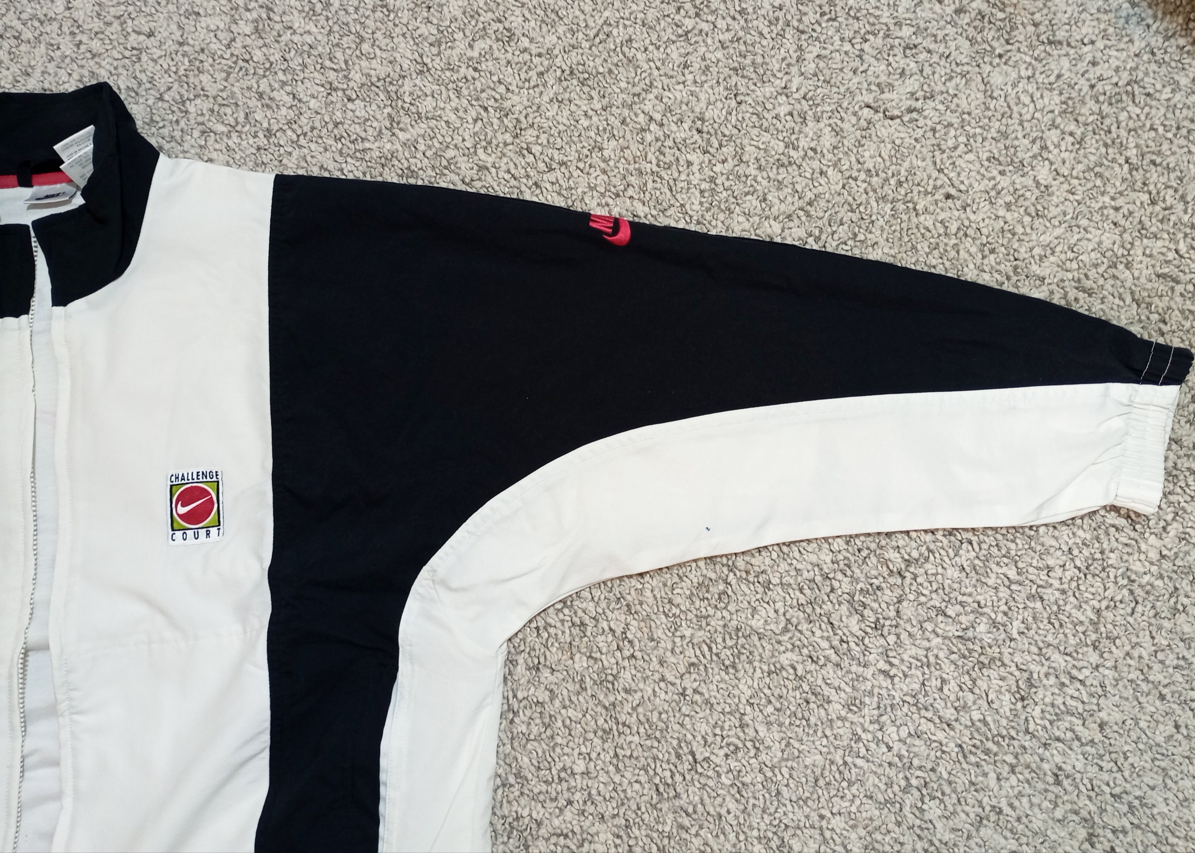 Nike Vintage Nike Challenge Court Jacket Andre Agassi Windbreaker Size US S / EU 44-46 / 1 - 8 Thumbnail