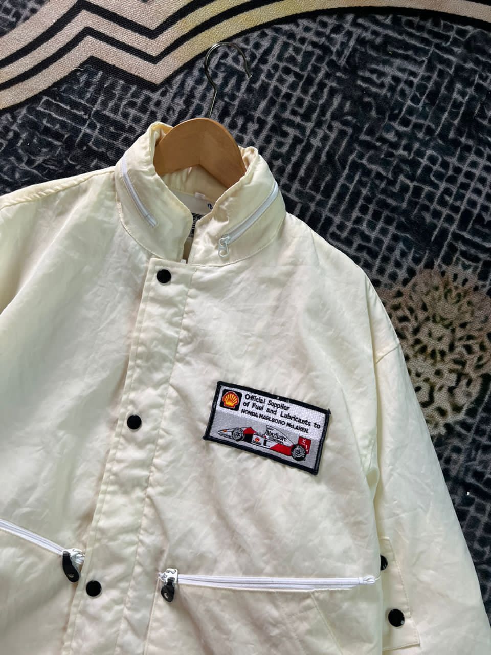 Other Vintage Shell McLaren Formula 1 Bomber Jacket Size US M / EU 48-50 / 2 - 3 Thumbnail