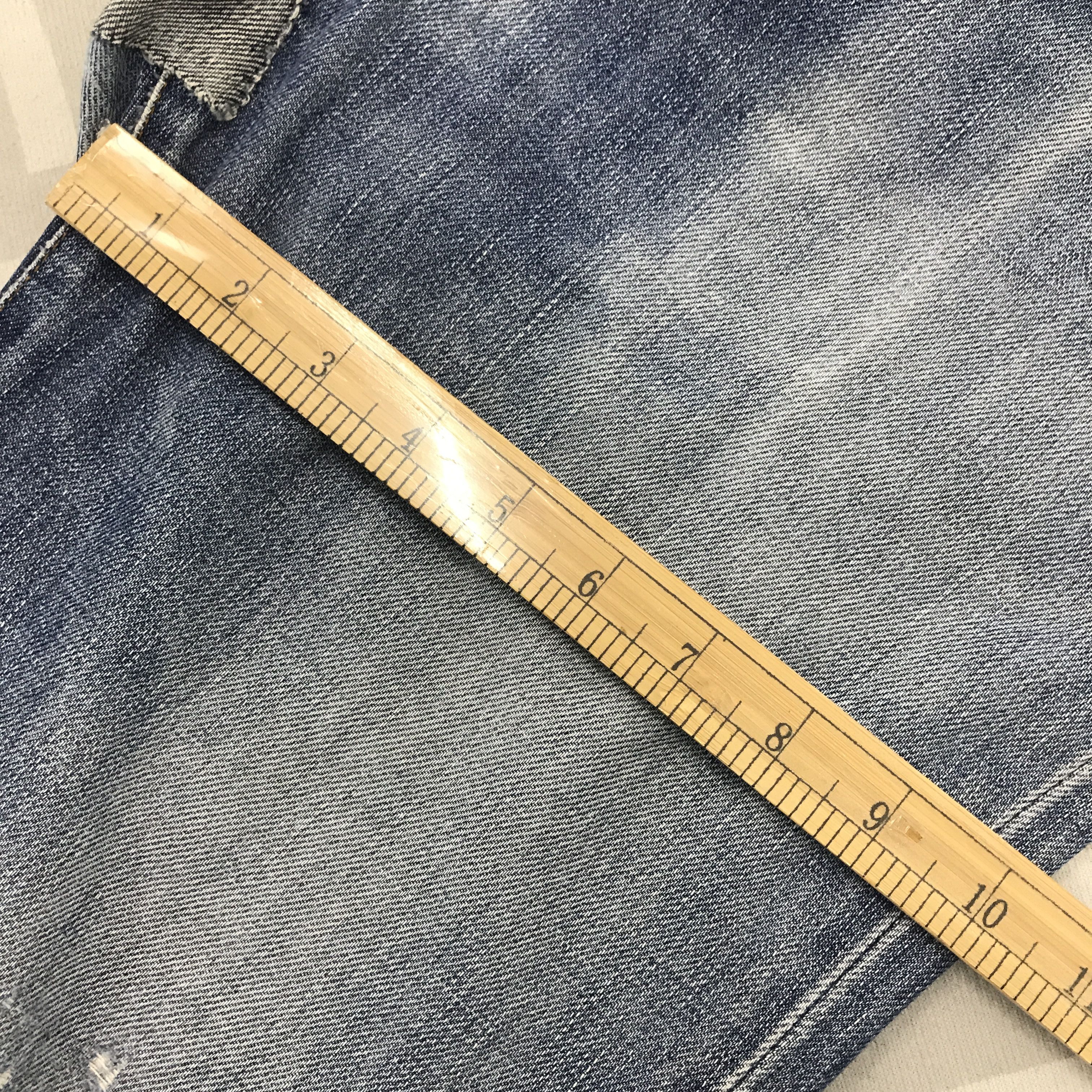 Edwin × Japanese Brand × Vintage Vintage Edwin 503 Regular Patchwork style Jeans Size US 28 / EU 44 - 5 Thumbnail