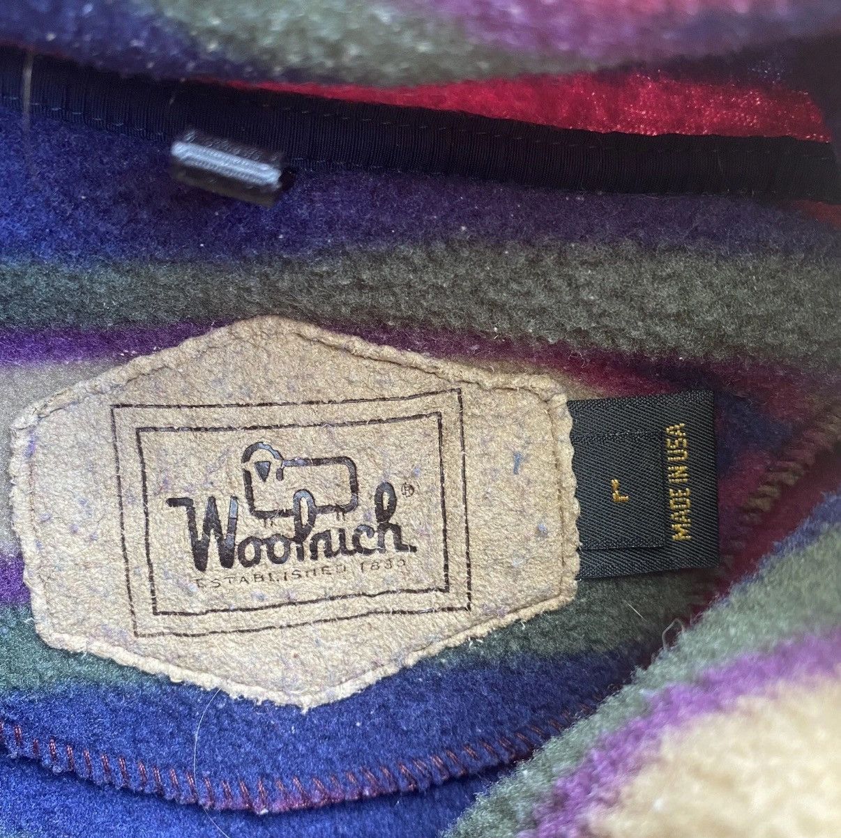 Woolrich Woolen Mills Vintage Woolrich Southwestern 1/4 Zip Pullover Sweater USA Size US L / EU 52-54 / 3 - 3 Thumbnail