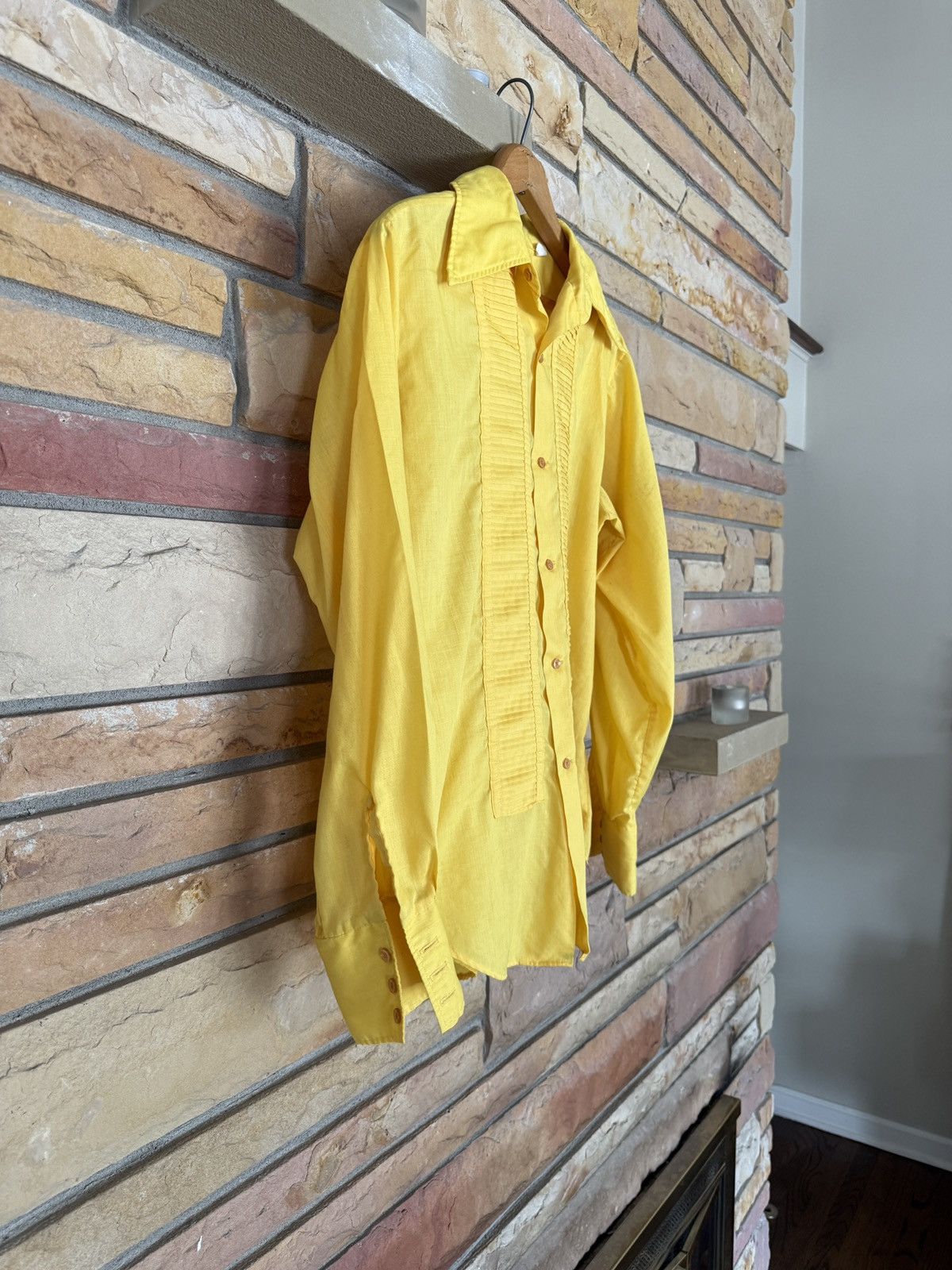 Vintage Vintage 60s Golden Line Pointed Collar Button Up Shirt Size US M / EU 48-50 / 2 - 6 Thumbnail
