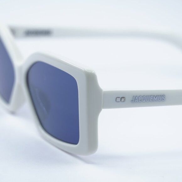 Jacquemus Jacquemus SPIAGGIA JAC/41 C3 Sunglasses White Geometric Size ONE SIZE - 7 Thumbnail
