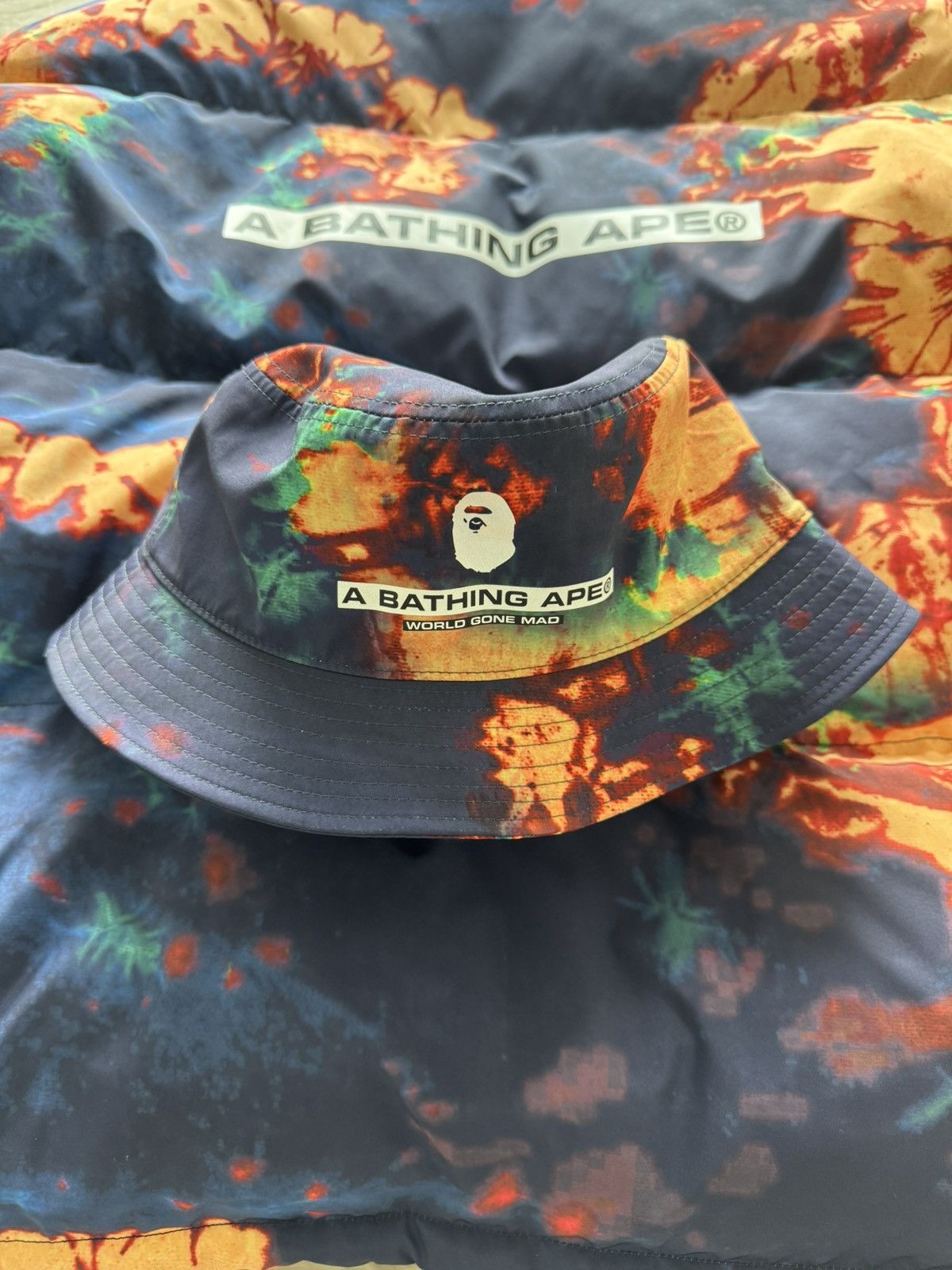 Bape BAPE Tie Dye Loose Fit Down Jacket Size US L / EU 52-54 / 3 - 11 Thumbnail