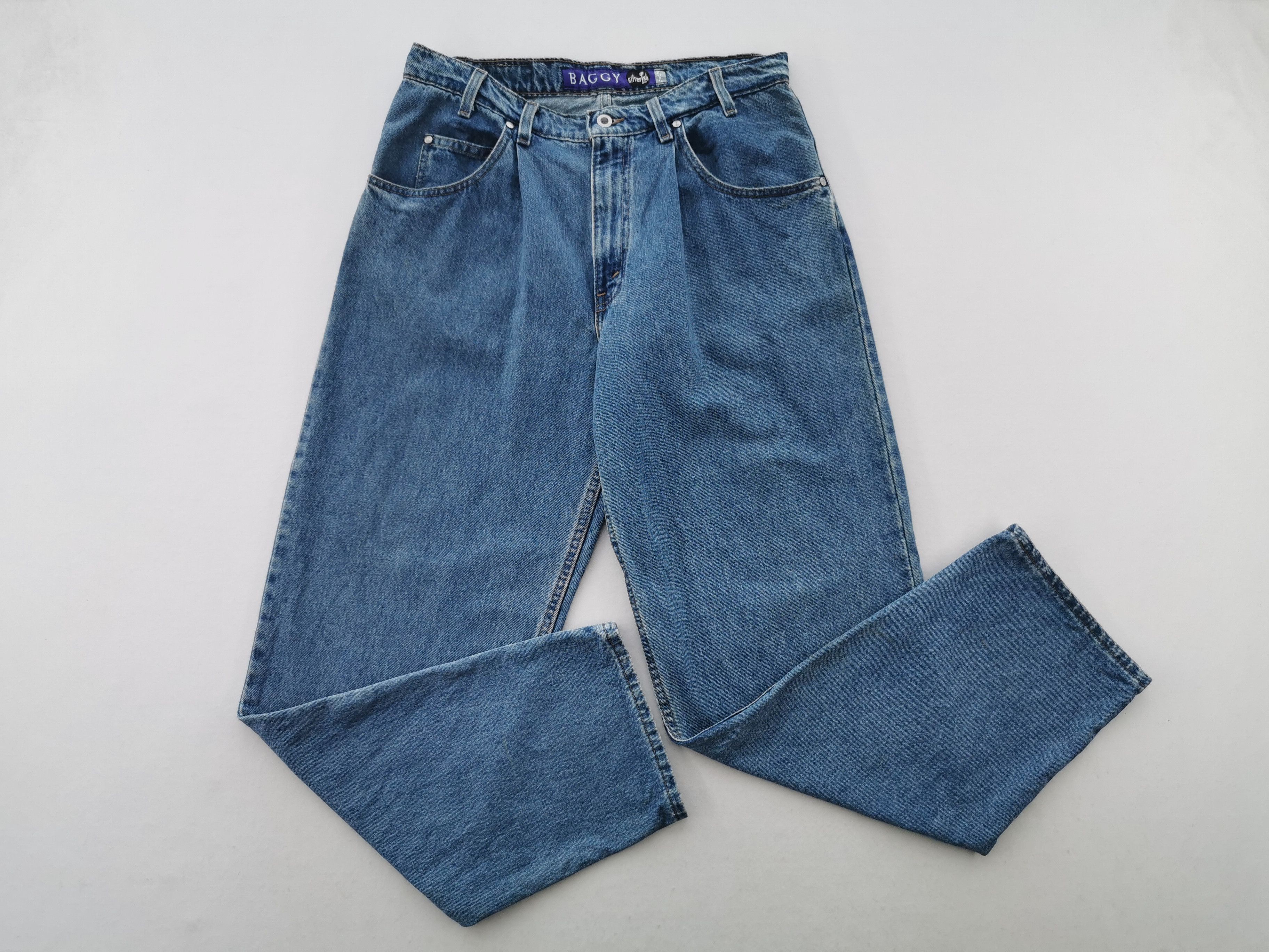 Levi's Vintage 90s Levis Silvertab Baggy Denim Made In USA Size 36 Size US 36 / EU 52 - 4 Thumbnail