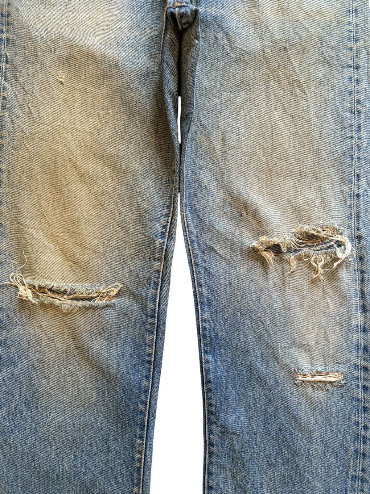 Levi's Vintage 70s Levis 501 Bartacks Mud Wash Jeans Button #2 Size US 31 - 5 Thumbnail