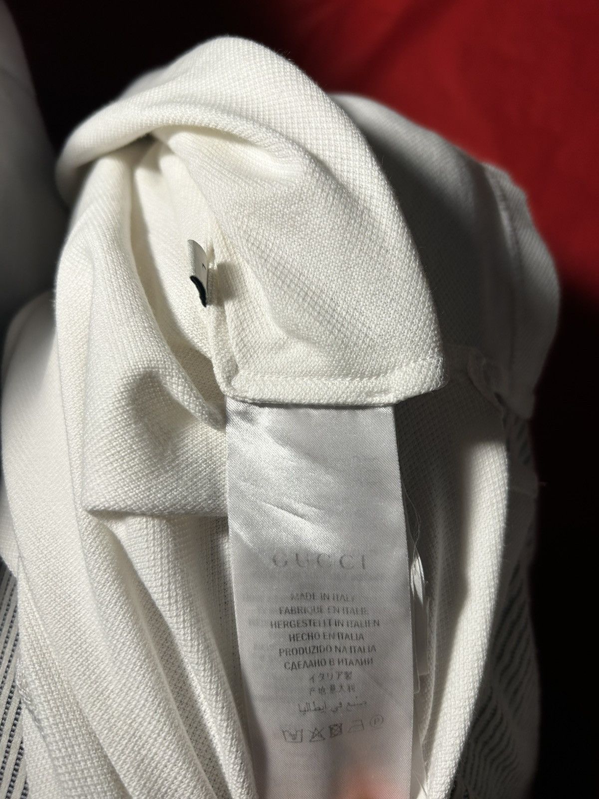 Gucci White classic Gucci Polo Size US M / EU 48-50 / 2 - 6 Thumbnail