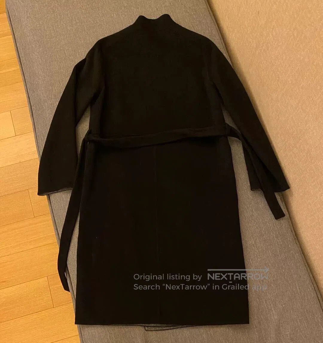 Hermes hermes black and gray cashmere coat. Size US S / EU 44-46 / 1 - 2 Thumbnail