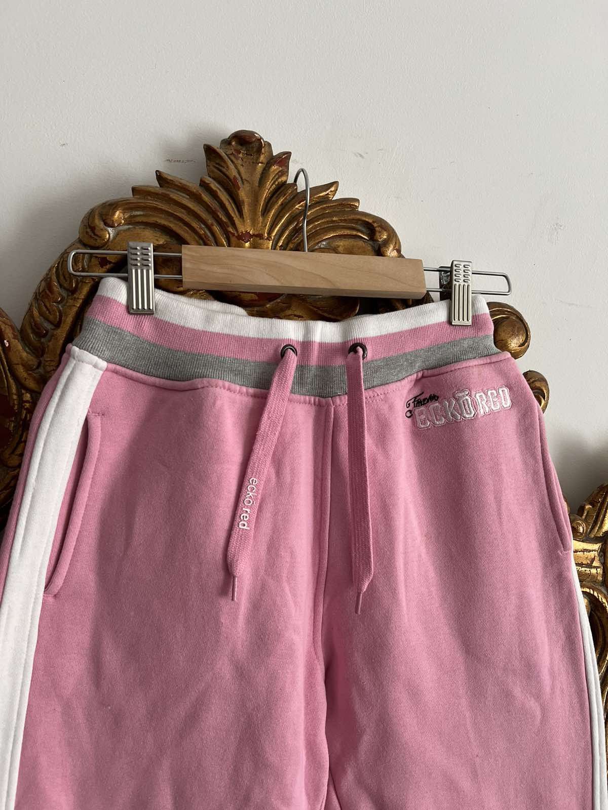 Ecko Unltd. × Vintage Vintage Ecko Unltd. pink pants sweat joggers Big Logo Y2K Size 28" / US 6 / IT 42 - 3 Thumbnail