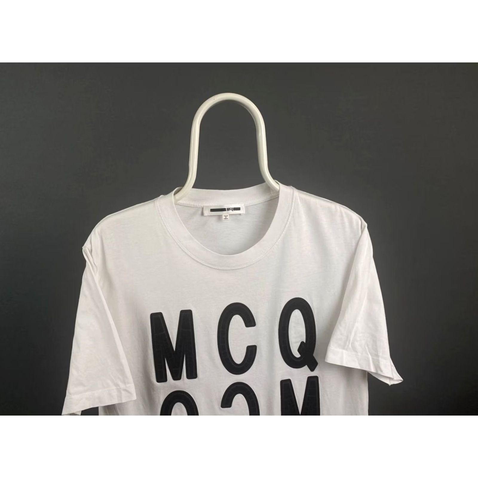 Alexander McQueen Alexander McQueen MCQ Mens Logo T-Shirt XL White Cotton Short Sleeve Logo T-Shirt Men XL White McQueen MCQ Size US XL / EU 56 / 4 - 7 Thumbnail