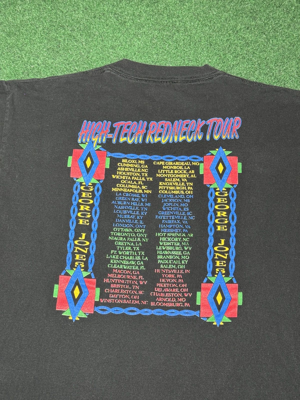 Band Tees Vintage 90s George Jones Country Western Concert XL T Shirt Size US XL / EU 56 / 4 - 4 Thumbnail
