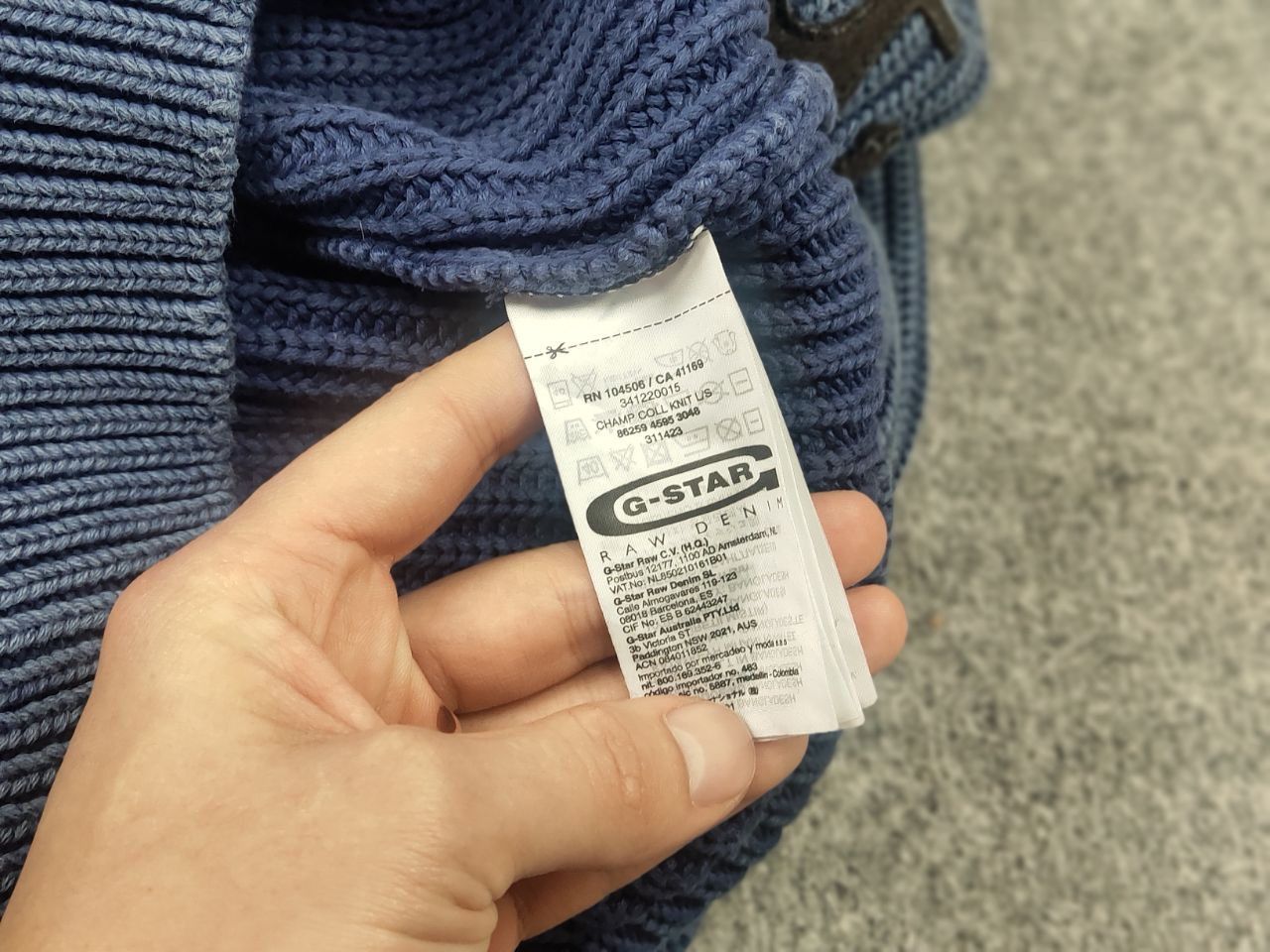 G-Star G Star Raw Champ Coll Knit Garment duet Sweater Vintage RRL Size US L / EU 52-54 / 3 - 14 Thumbnail