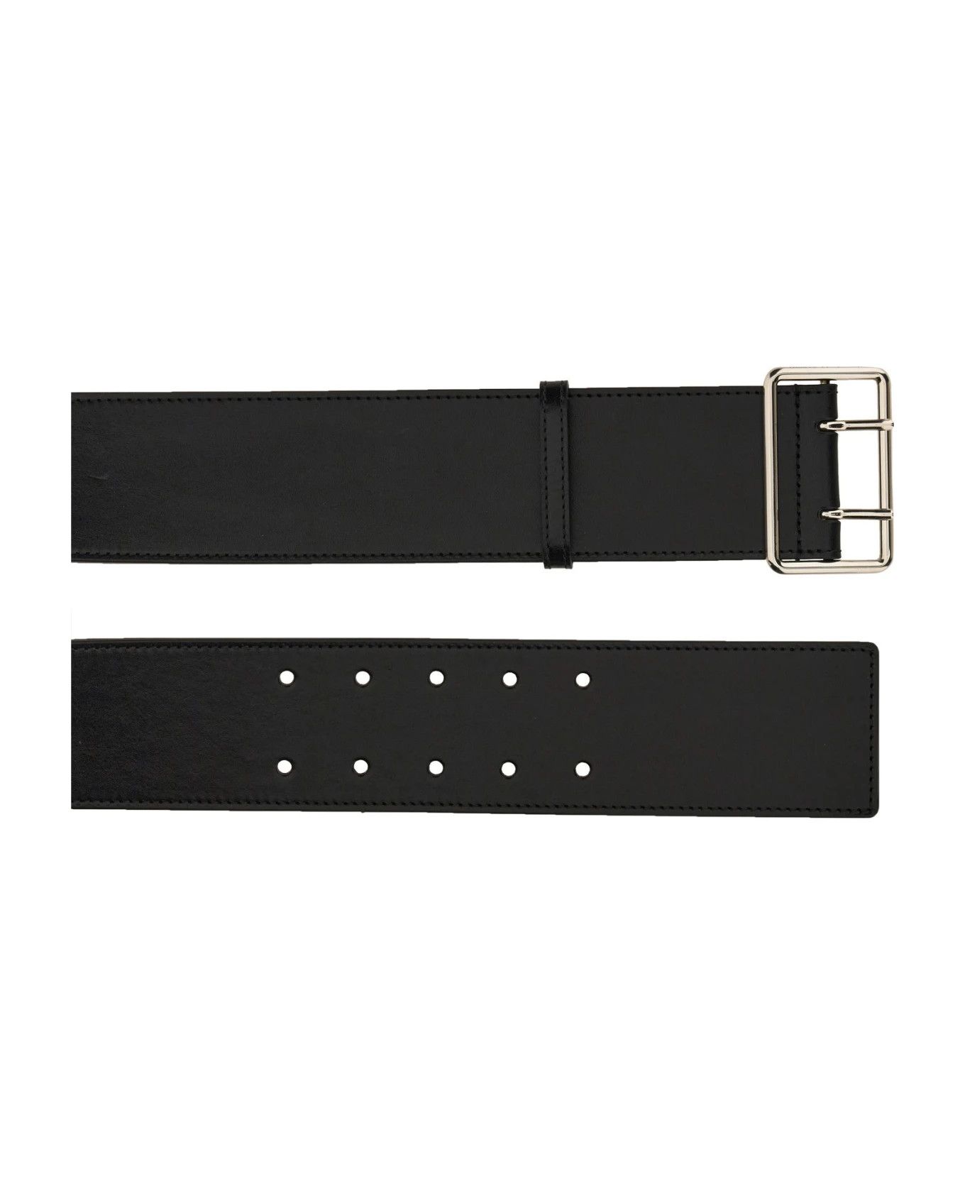 Alexander McQueen o1y0325 Size: 30 / High West Belt in Black Size ONE SIZE - 2 Thumbnail