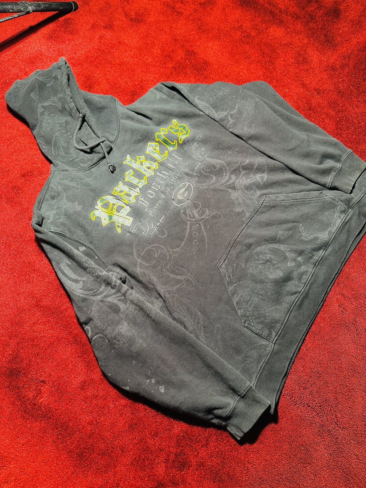 NFL × Vintage Reebok Green Bay Packers Hoodie Sweatshirt XXL 2XL Vintage Size US XXL / EU 58 / 5 - 12 Thumbnail