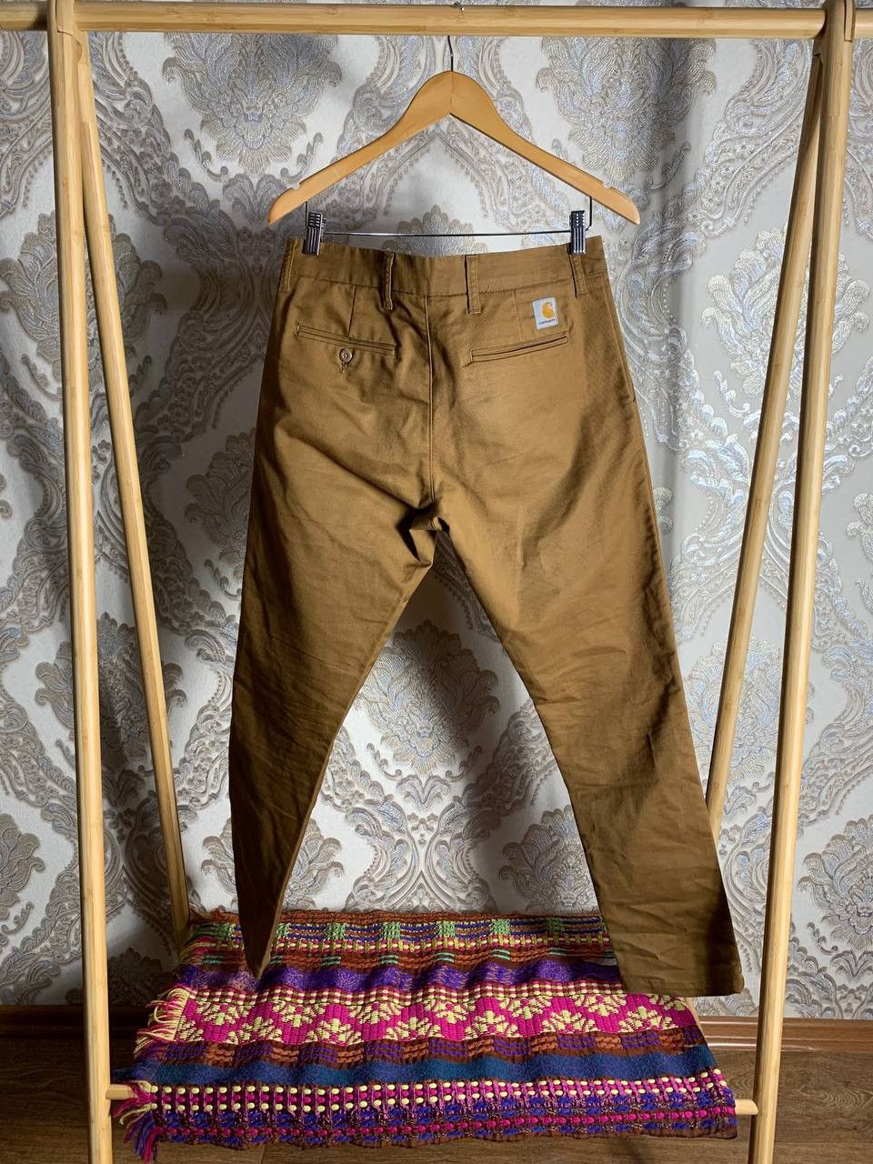 Carhartt × Vintage VERY RARE CARHARTT WORK IN PROGRESS PANTS CHINO JAPAN STYLE Size US 33 - 1 Thumbnail