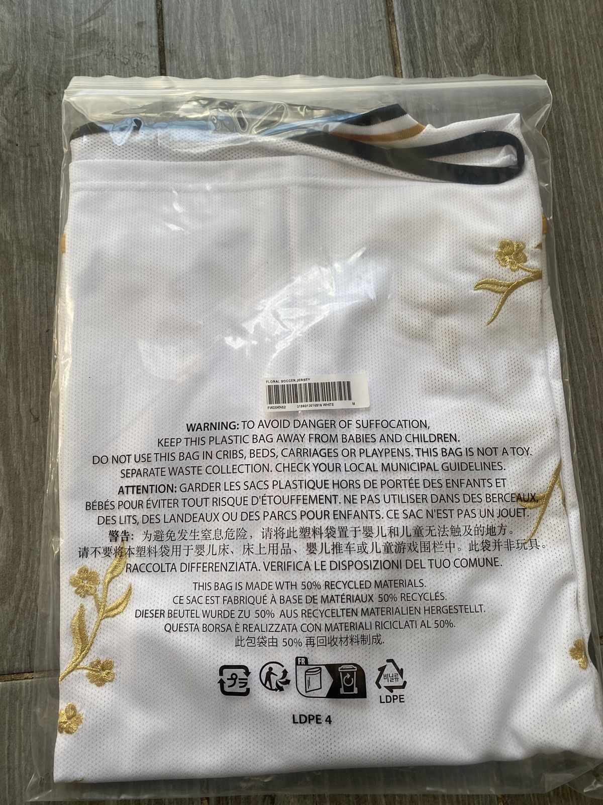 Supreme Supreme Floral Soccer Jersey Medium Size US M / EU 48-50 / 2 - 3 Thumbnail