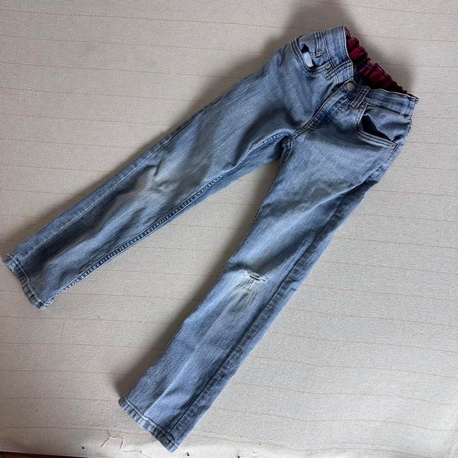 Levi's Levi’s 511 Slim Flex Stretch Youth Jeans Light Wash Rip Size 32" / US 10 / IT 46 - 7 Thumbnail