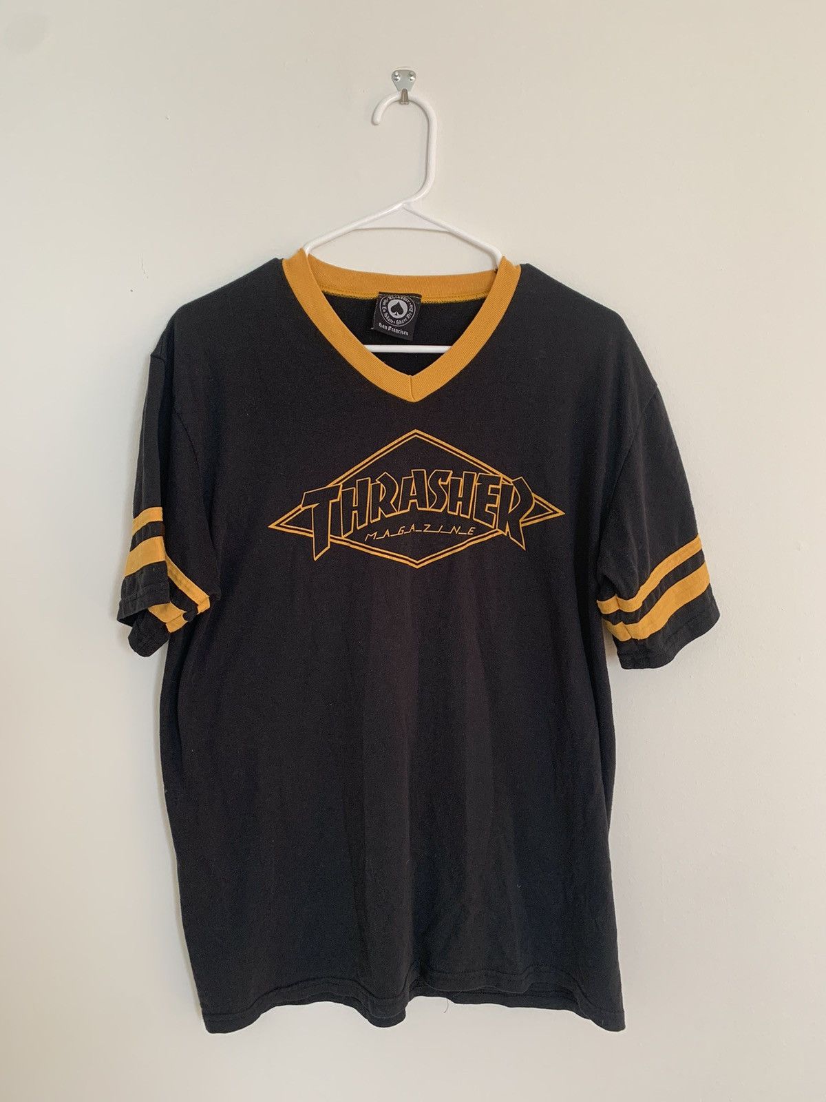 Thrasher × Vintage Rare Vintage Thrasher Ringer tee | Grailed