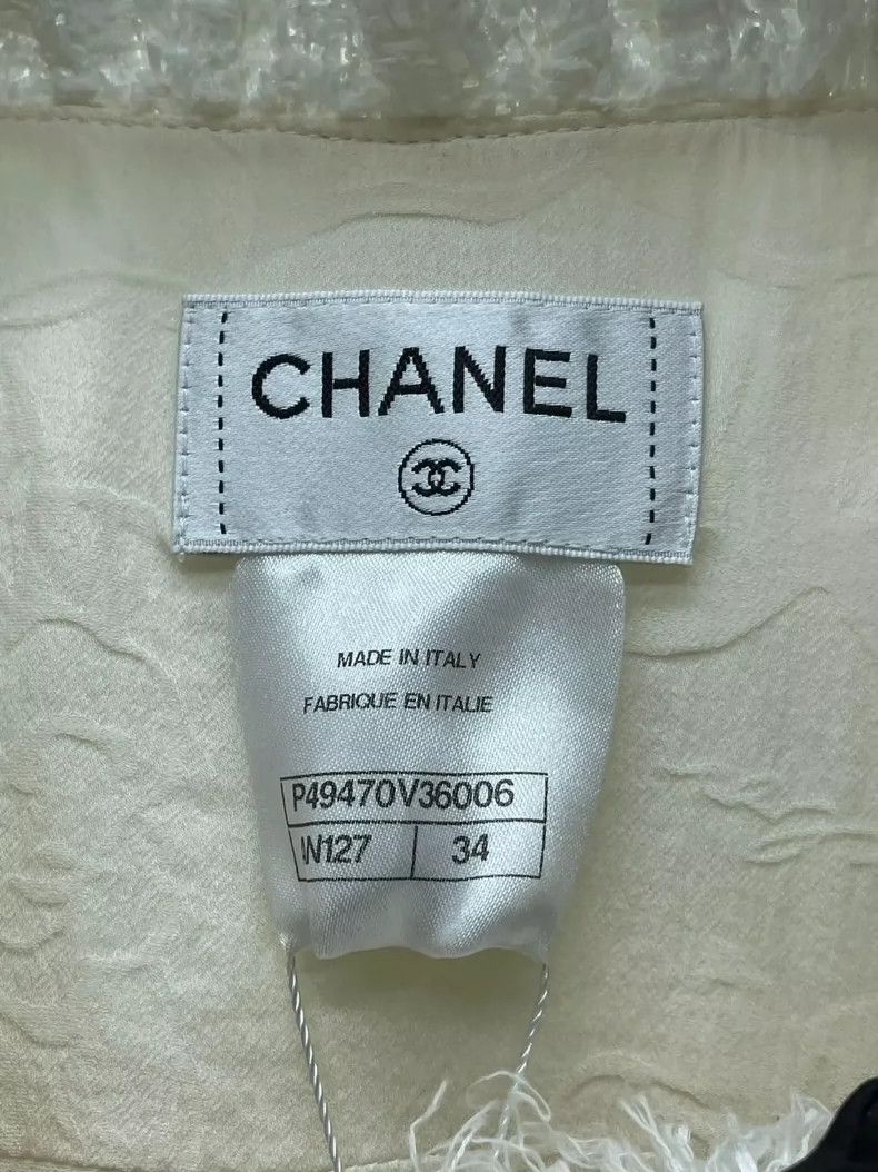 Chanel Chanel Dallas white tassel star button jacket Size XXS / US 00 / IT 34 - 4 Thumbnail