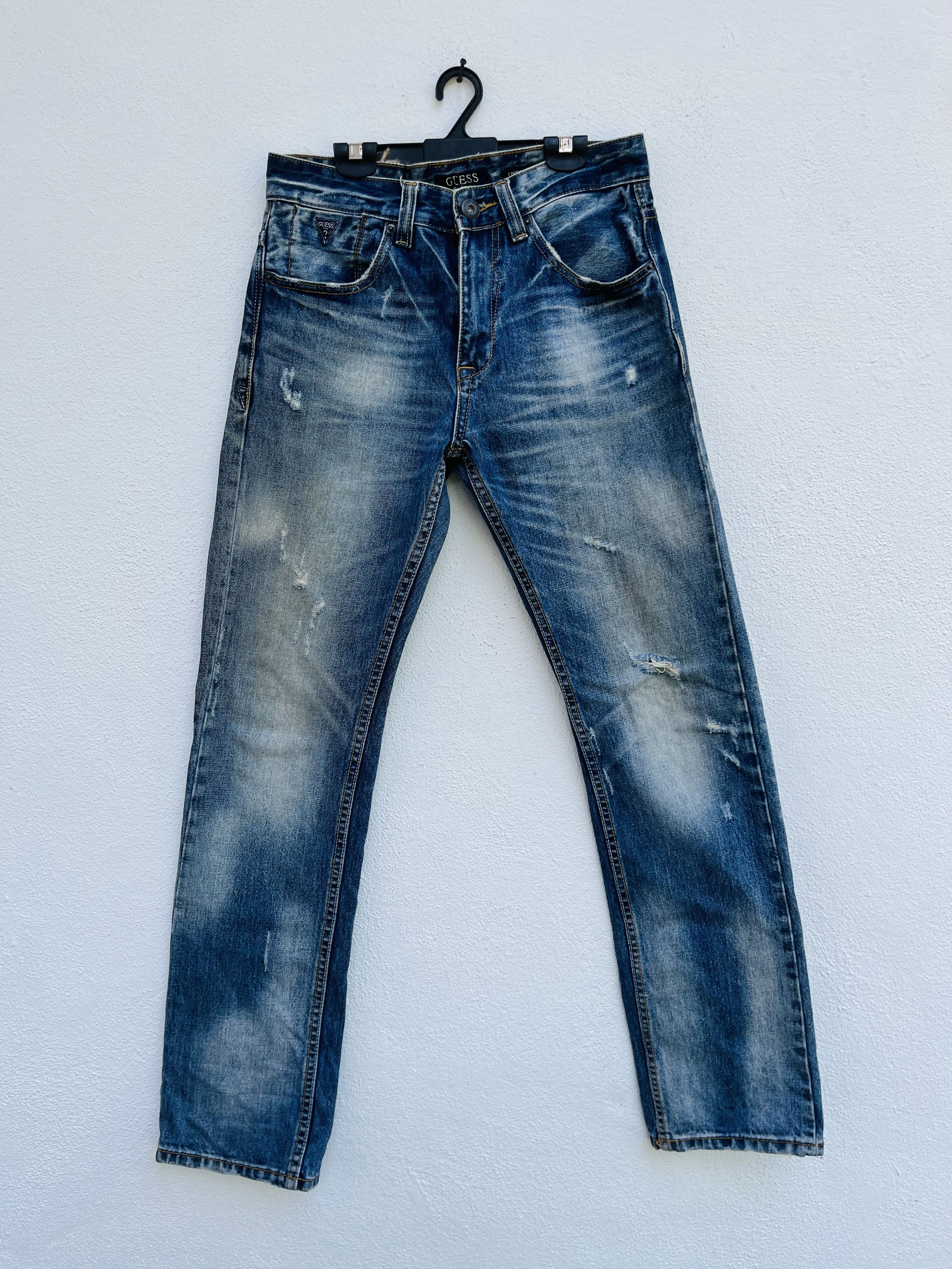 Guess × Japanese Brand Vintage Guess Distressed Japanese Designer Fashion Style Size US 29 - 1 Thumbnail