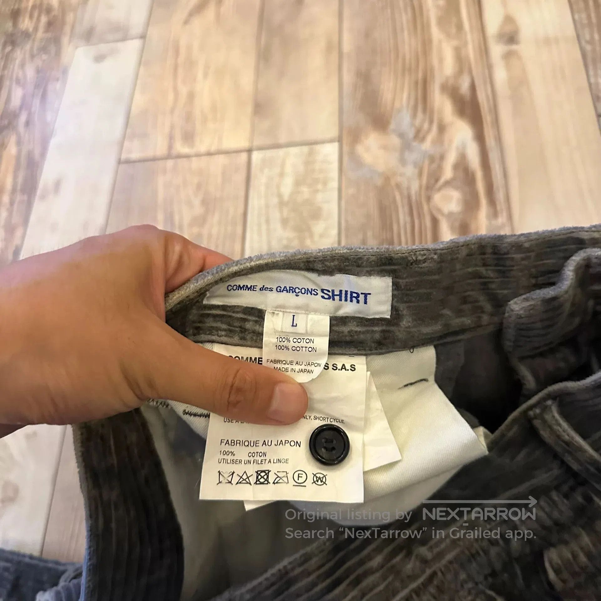 Comme des Garcons SHIRT CDG Corduroy Shorts. Size 26" / US 2 / IT 38 - 4 Thumbnail