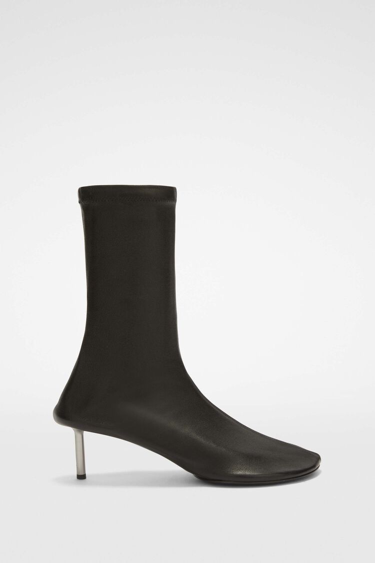 Jil Sander o1w1db10825 Ankle Boots in Black Size US 7 / IT 37 - 1 Thumbnail