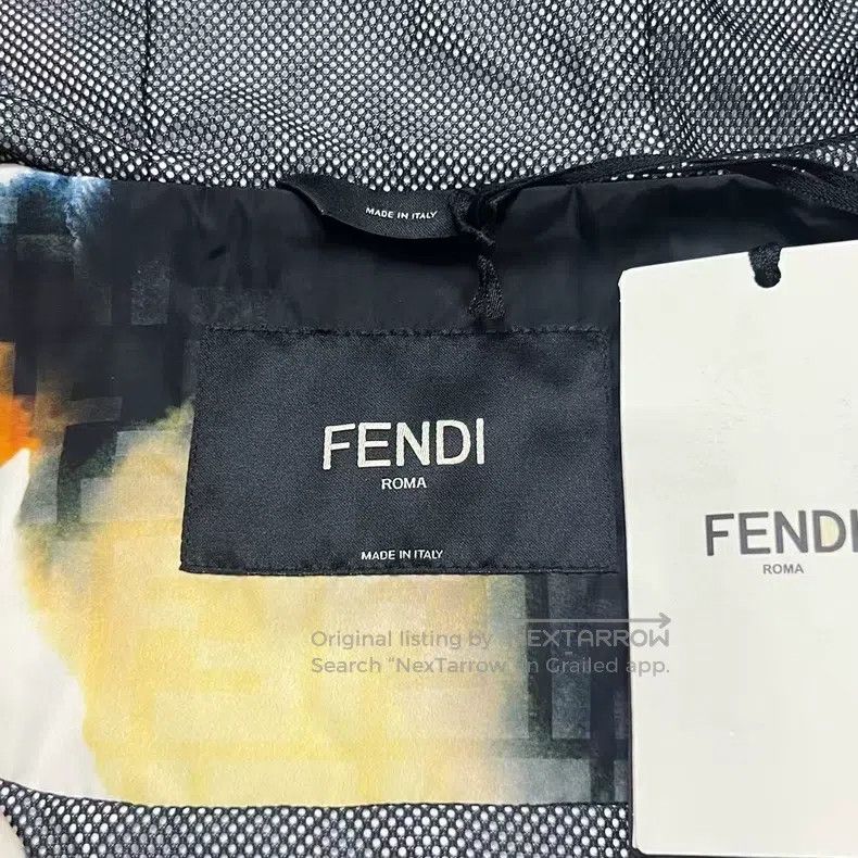 Fendi Fendi Splatter Effect Monogram Printed Zip-Up Jacket Size US M / EU 48-50 / 2 - 5 Thumbnail