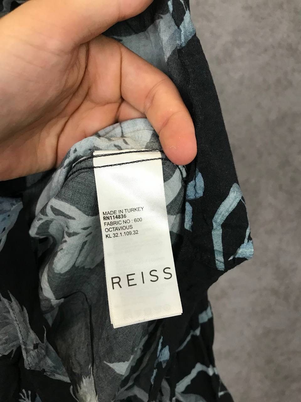 Reiss Reiss crazy Hawaiian art designer shirt Size US S / EU 44-46 / 1 - 4 Thumbnail