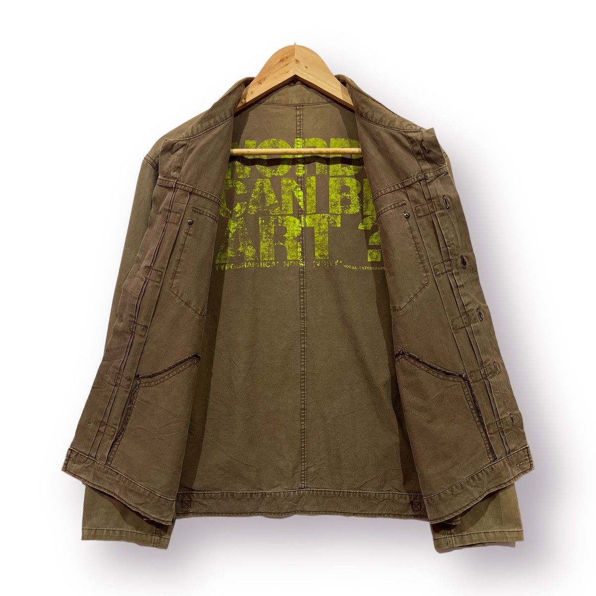 Japanese Brand 🔥 Typo Graphical Nois bondage rider jacket Size US S / EU 44-46 / 1 - 6 Thumbnail