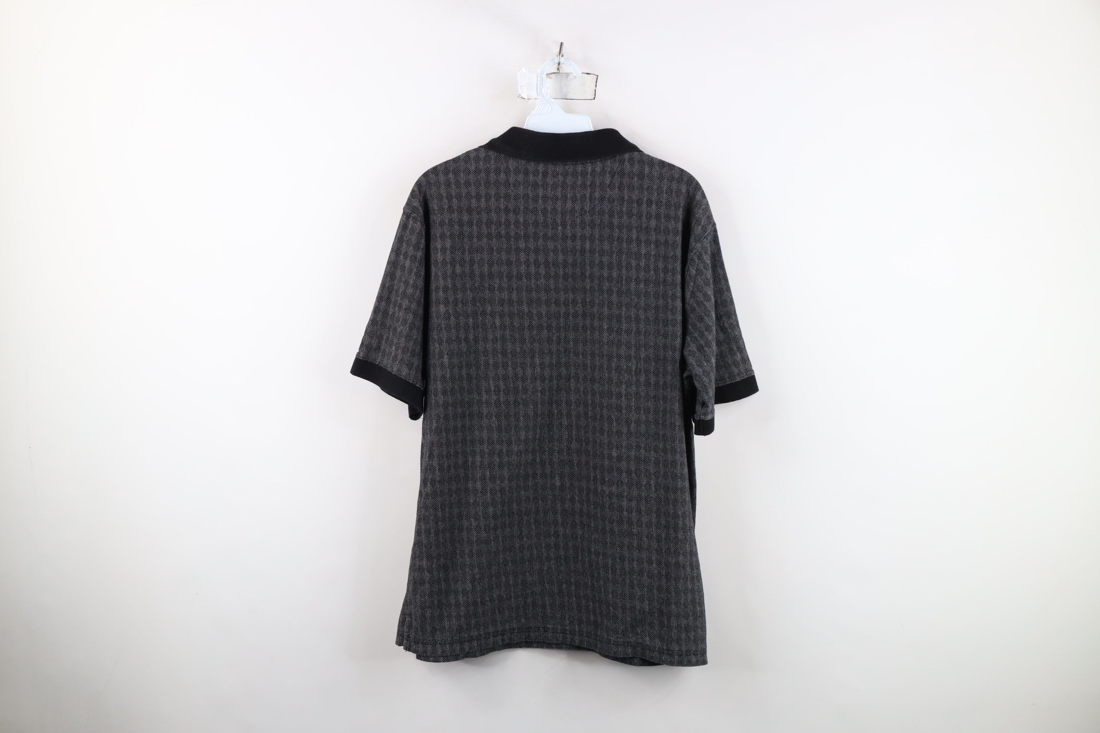 Vintage Vintage Streetwear Diamond Collared Golf Polo Shirt Black Size US L / EU 52-54 / 3 - 10 Thumbnail